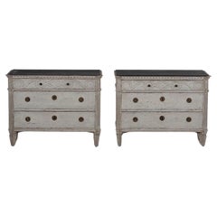 Vintage Pair of wonderful Gustavian style chests, circa 100 year