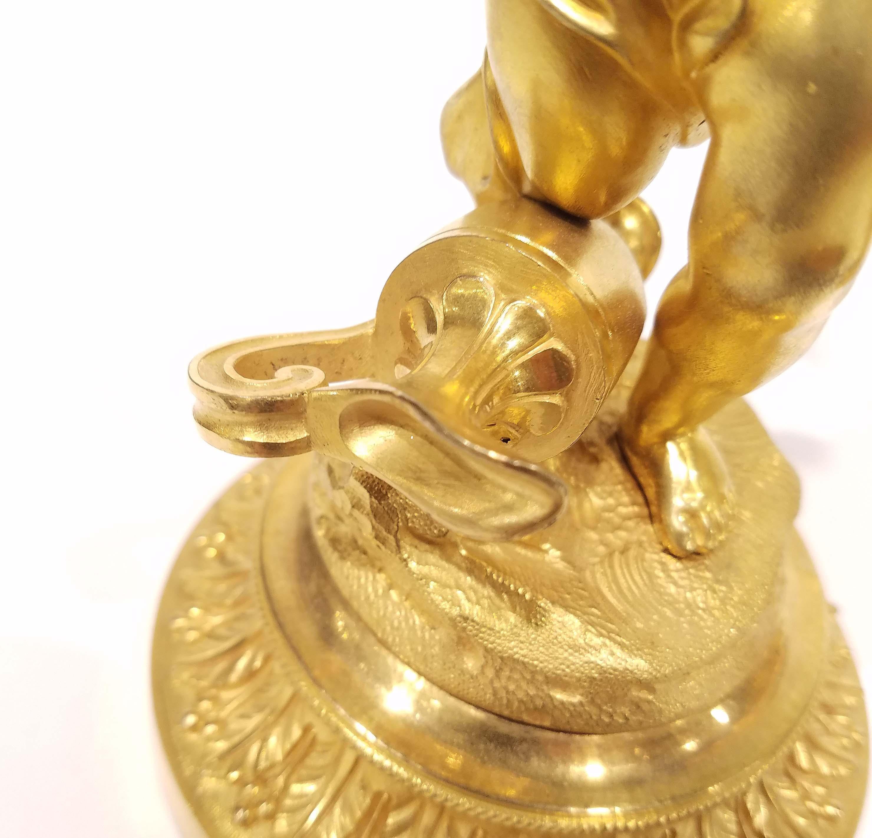 Pair of Wonderful Ormolu Candlesticks 2