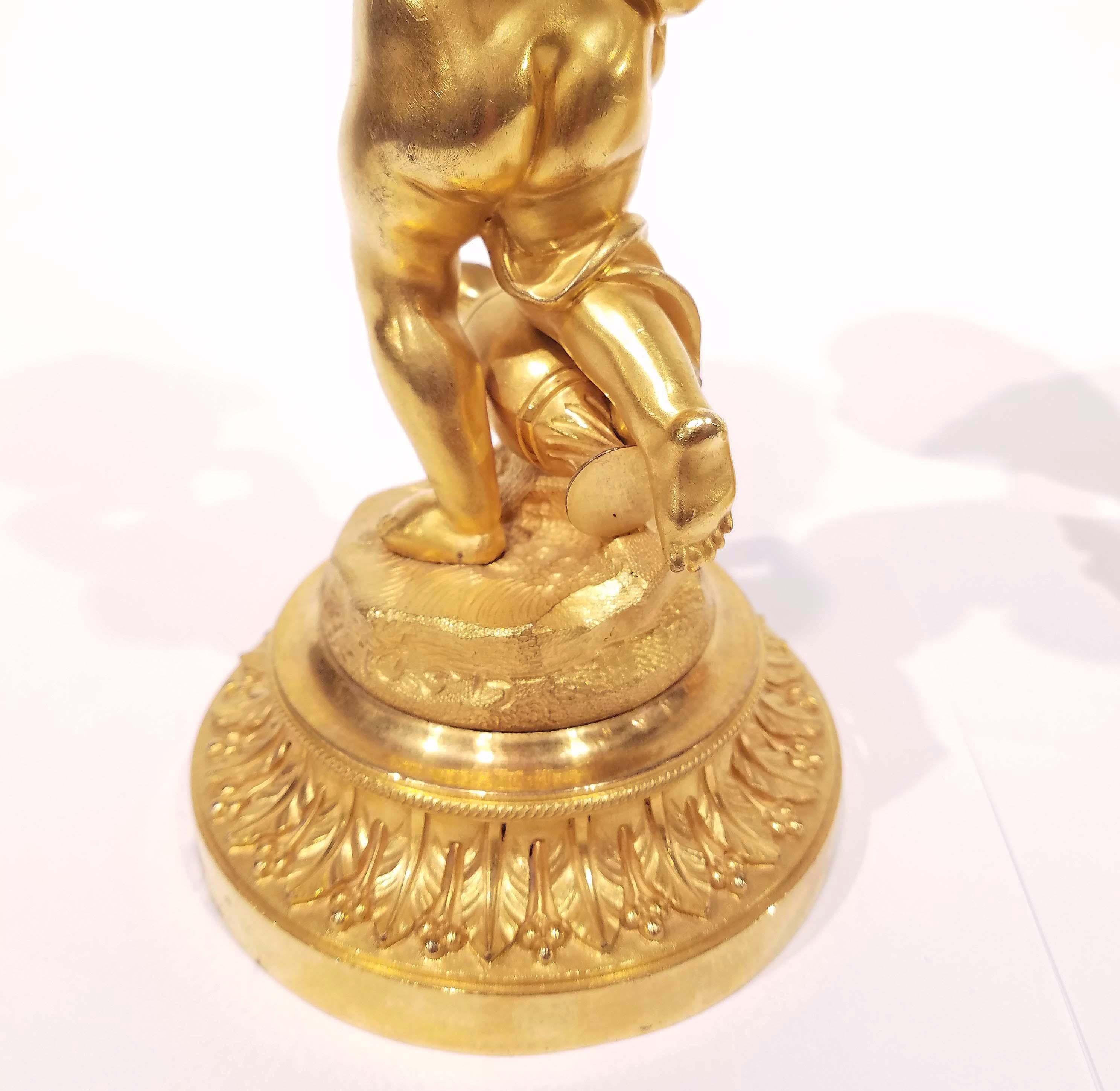 Pair of Wonderful Ormolu Candlesticks 6