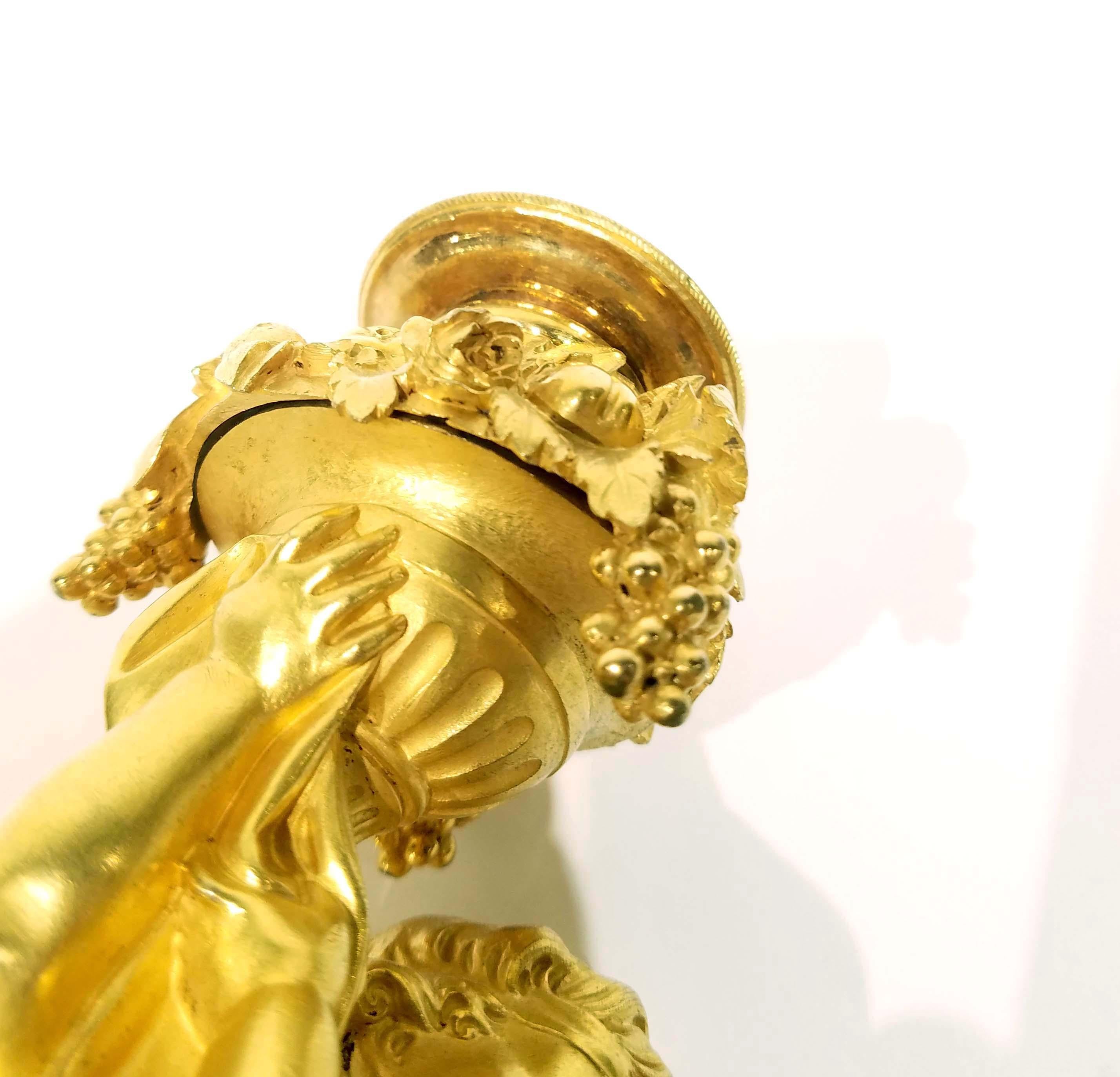 Pair of Wonderful Ormolu Candlesticks 8
