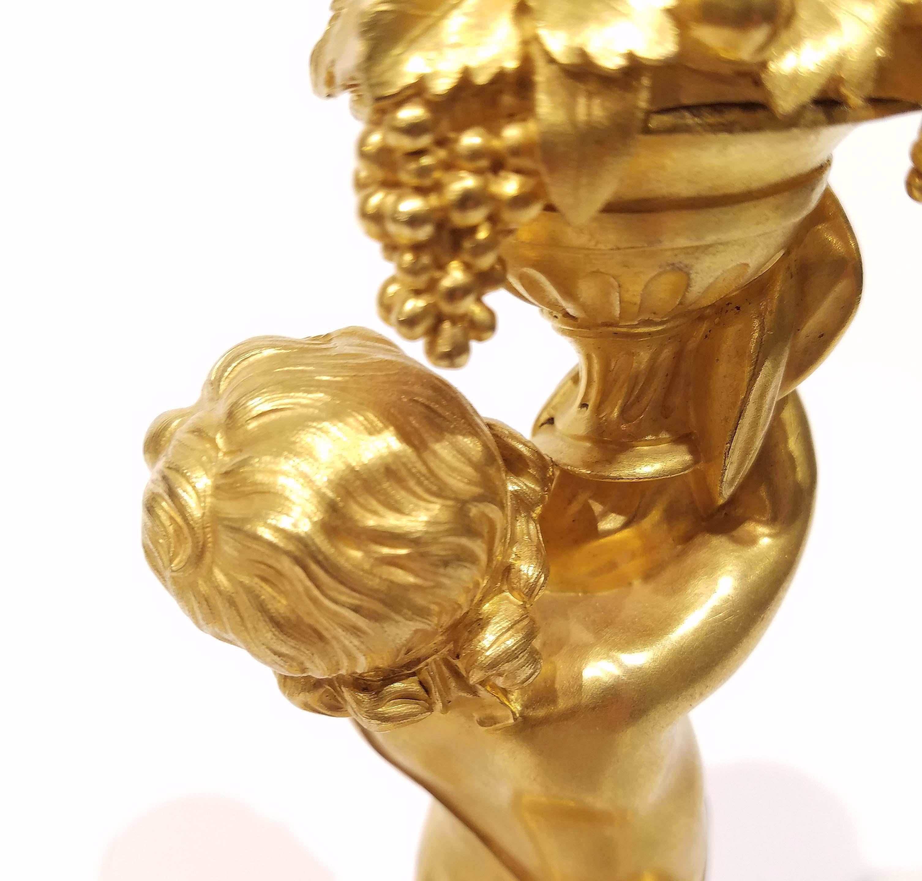 Mid-19th Century Pair of Wonderful Ormolu Candlesticks