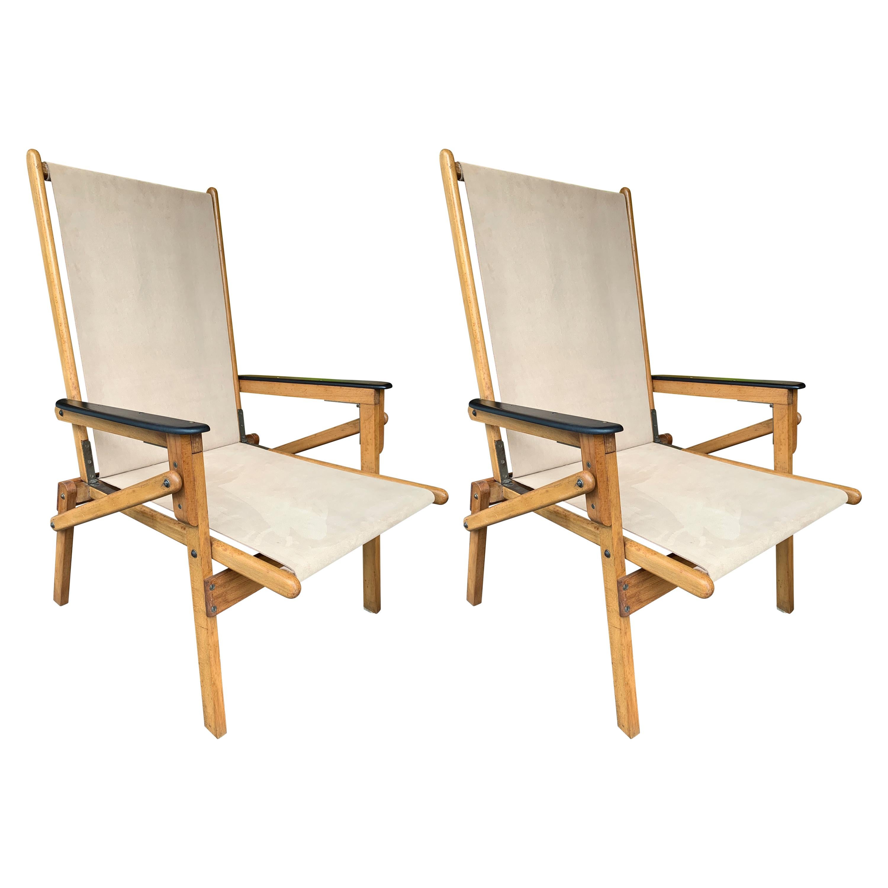 Arts And Crafts Morris Chair Folding Art Deco Reclining Armchair