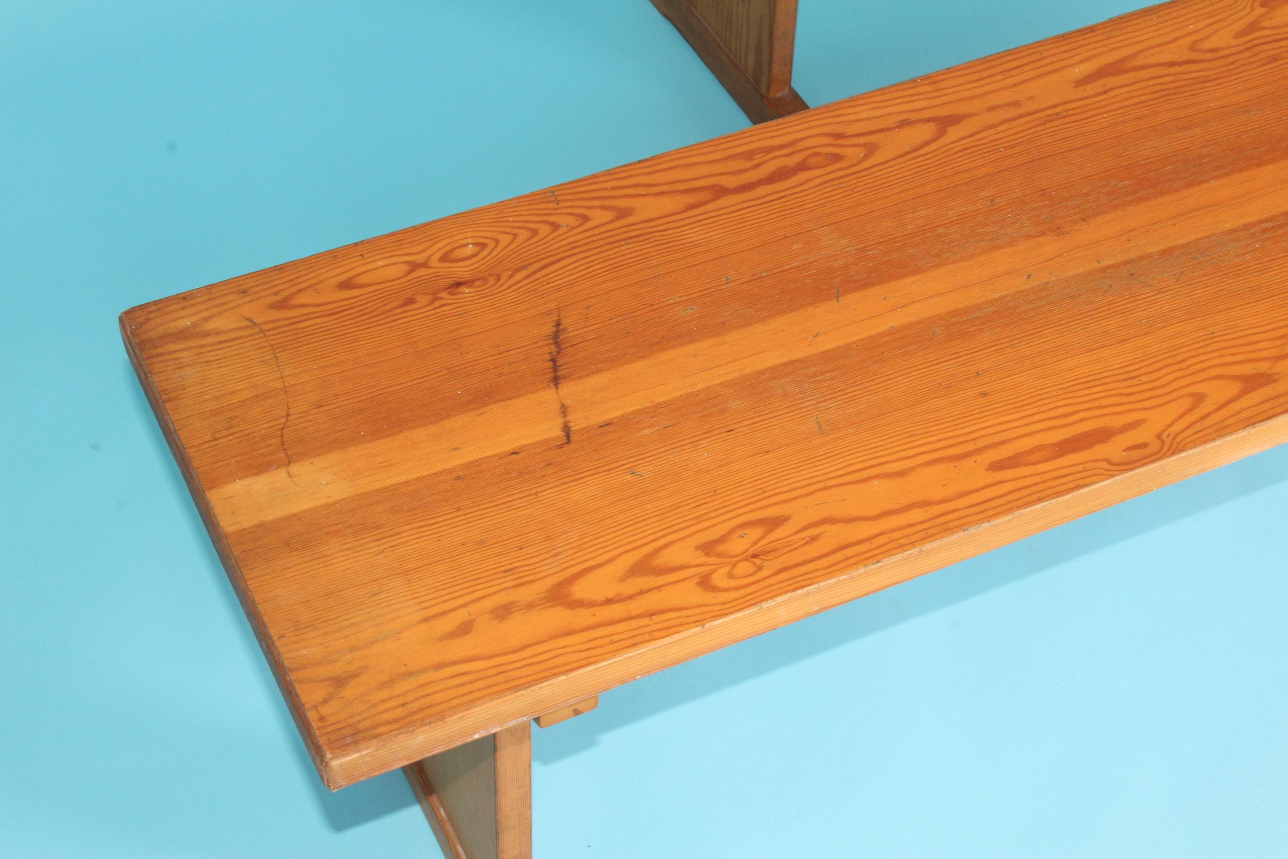 Pair of Wood Bench 1