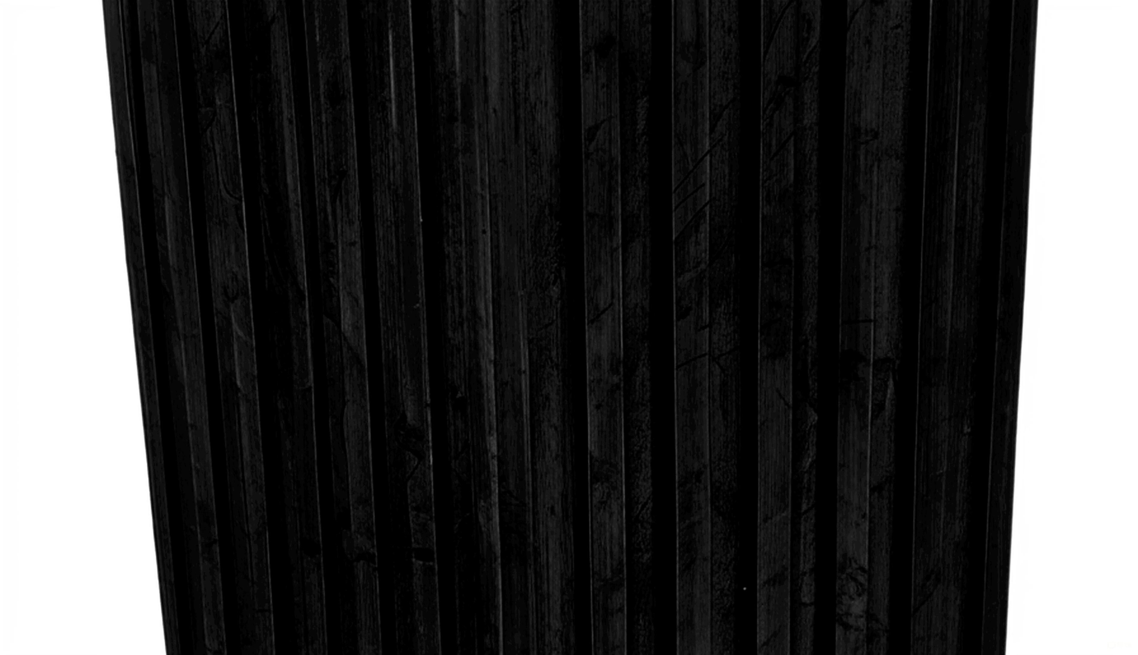 Coppia di colonne in legno laccato nero con piedistallo, stile neoclassico, XX secolo in vendita 4