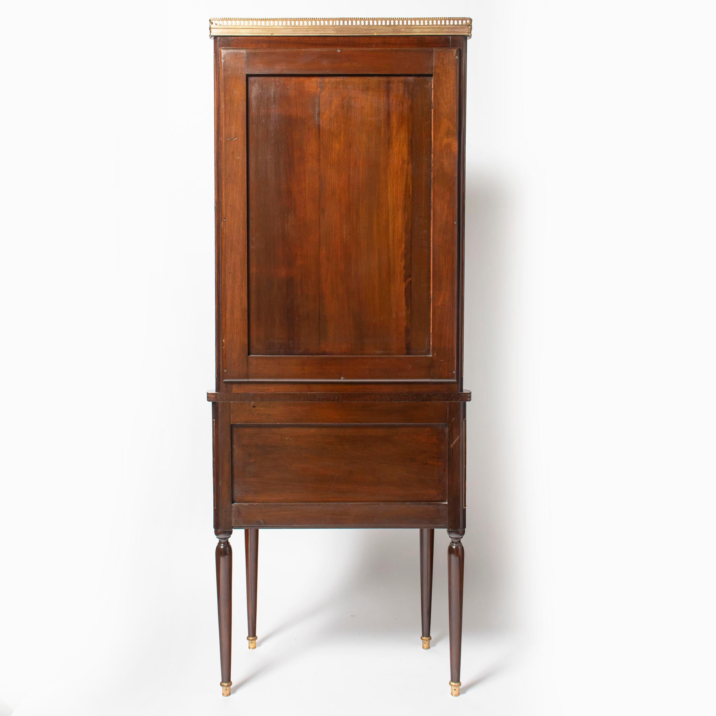 Bronzo Coppia di vetrine in legno, bronzo e vetro, Francia, fine XIX secolo in vendita