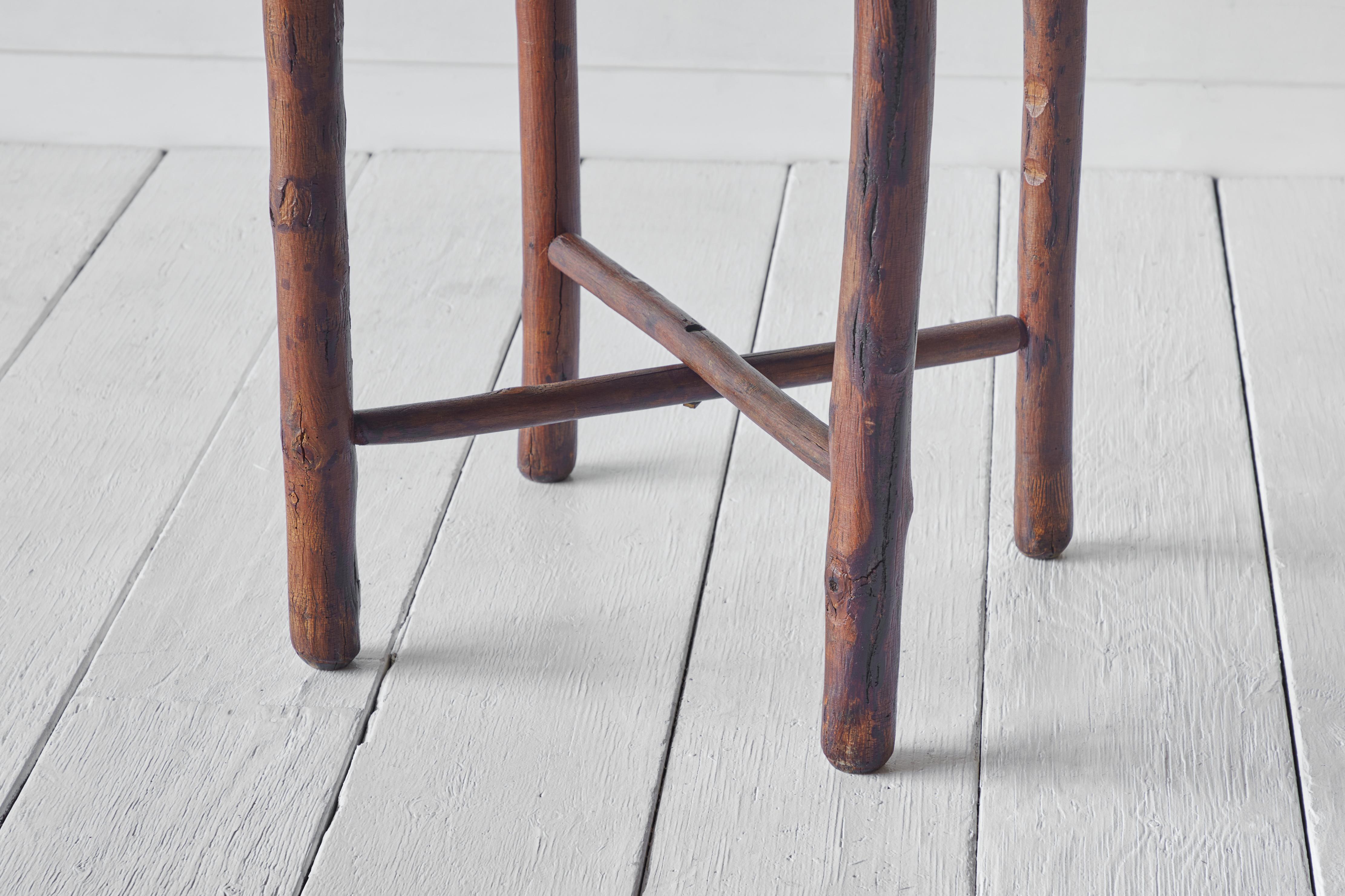 Wood Brutalist Table For Sale 6