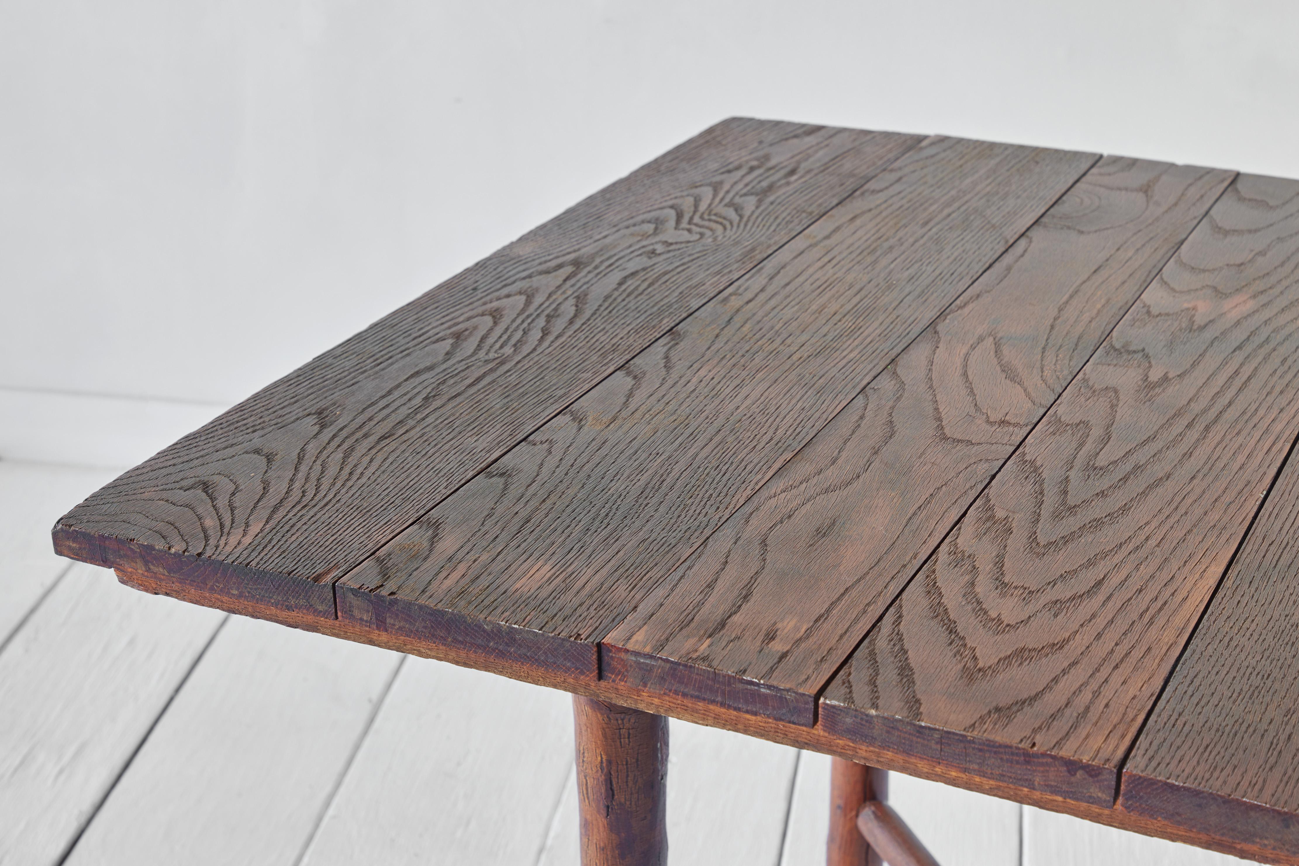 Wood Brutalist Table 7