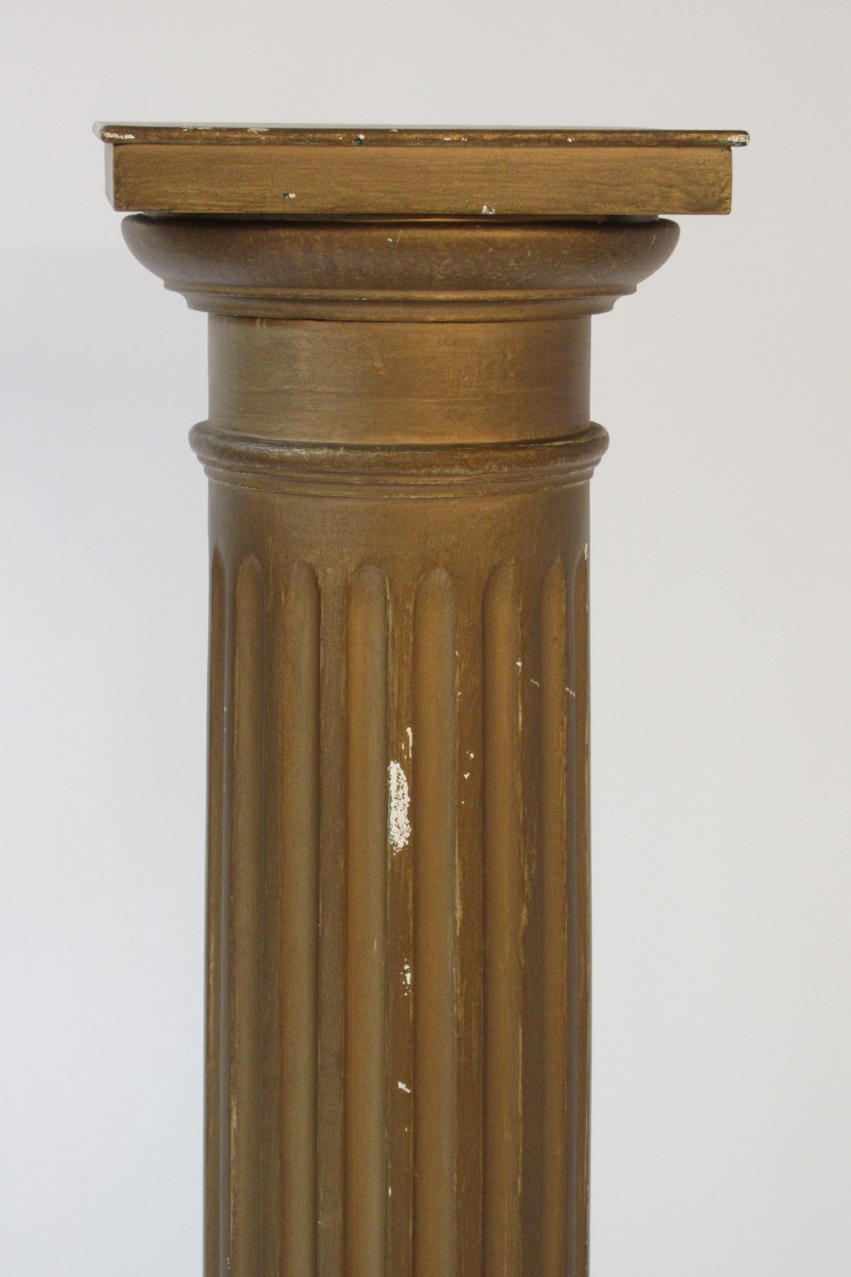 Pair of Wood Column Pedestals 1