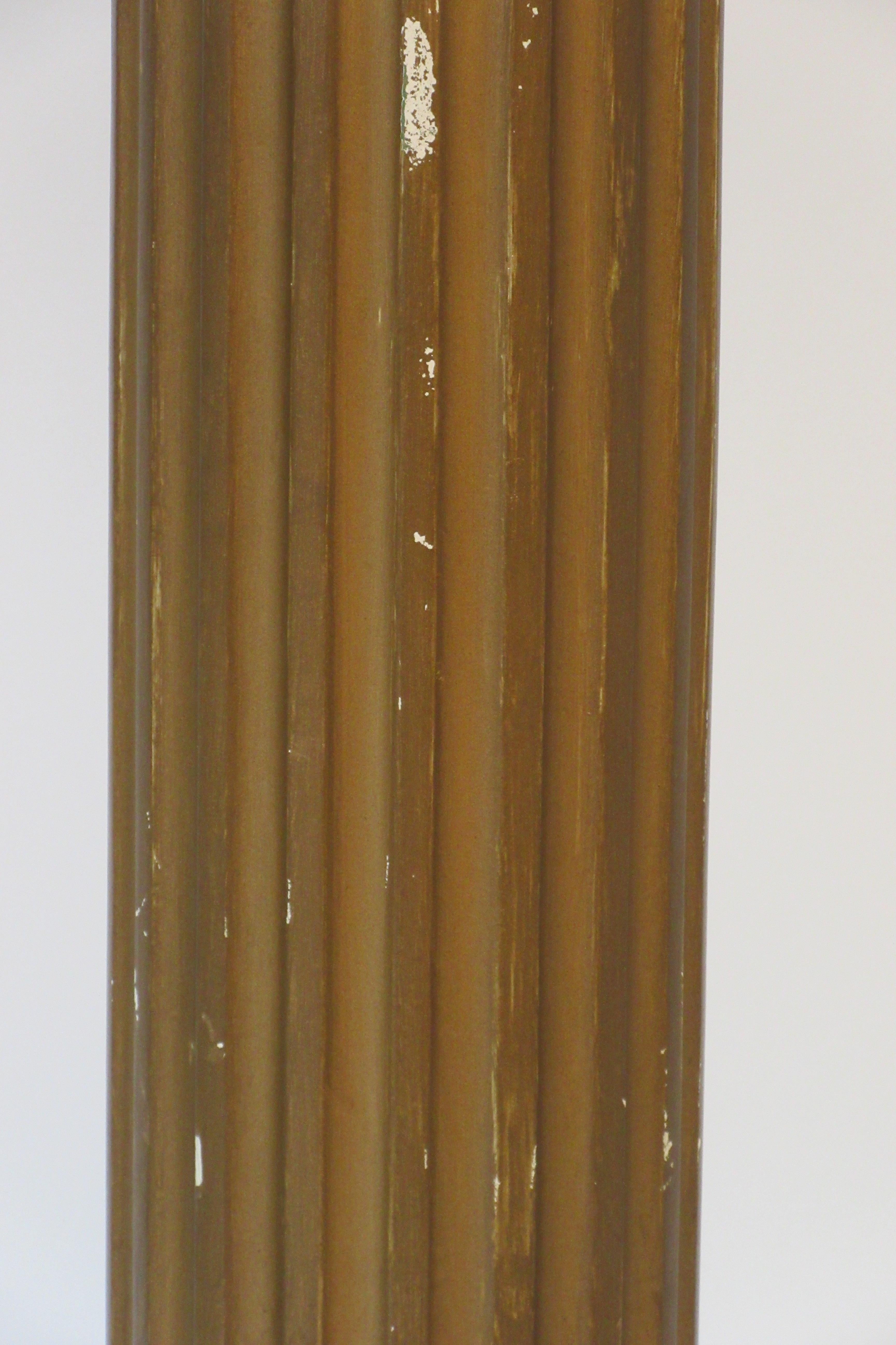 Pair of Wood Column Pedestals 2