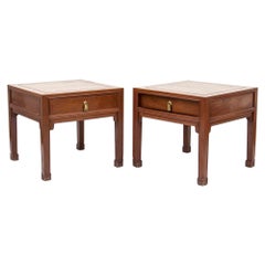 Pair of Wood Low Tables, China, Mid-20th Century Pair of Wood Low Tables, China, Mid-20th Century