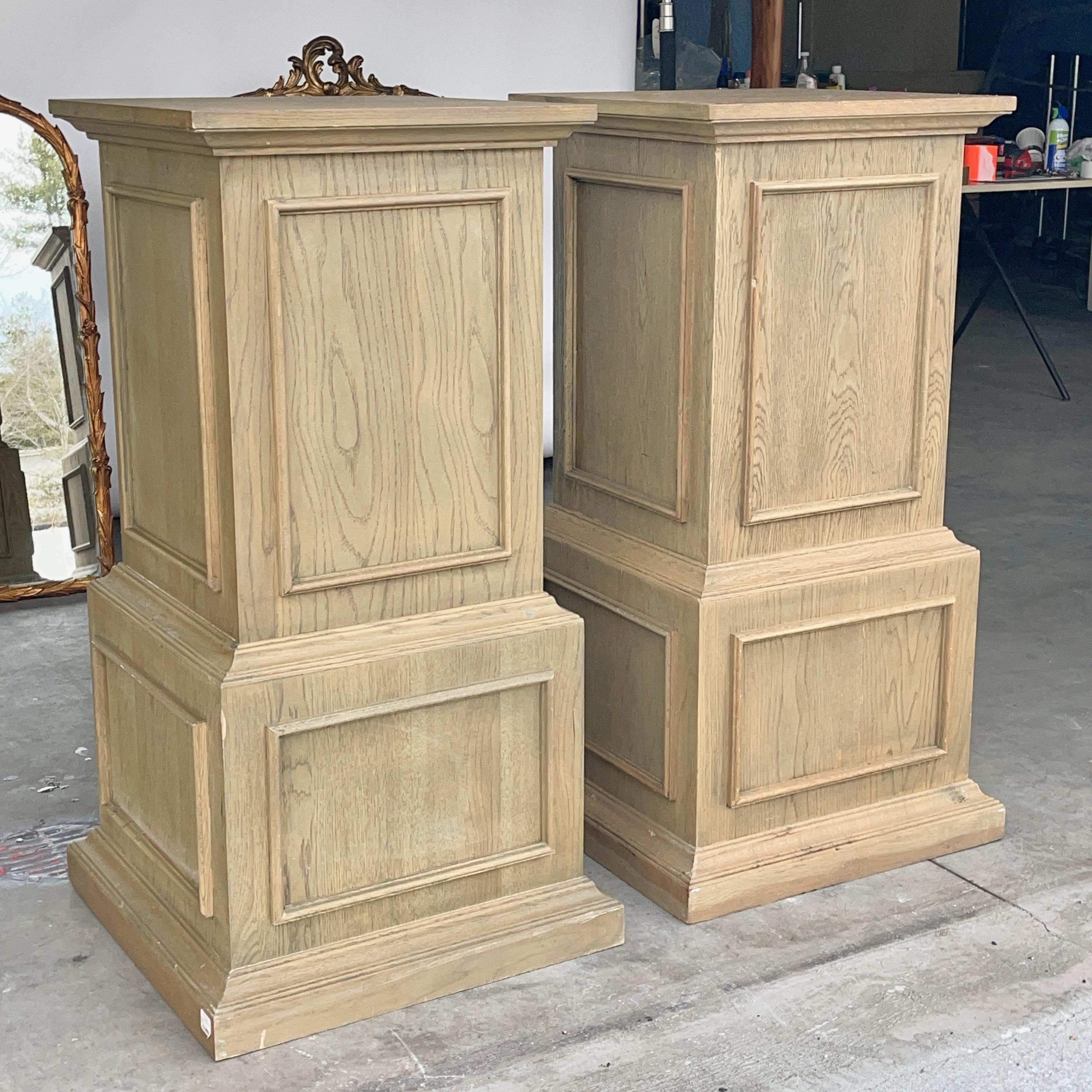 wood pedestals for sale