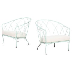 Pair of Woodard Outdoor Lounge Chairs