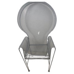 Ein Paar Woodard-Skulpturen-Gartenstühle mit Baldachin, um 1960