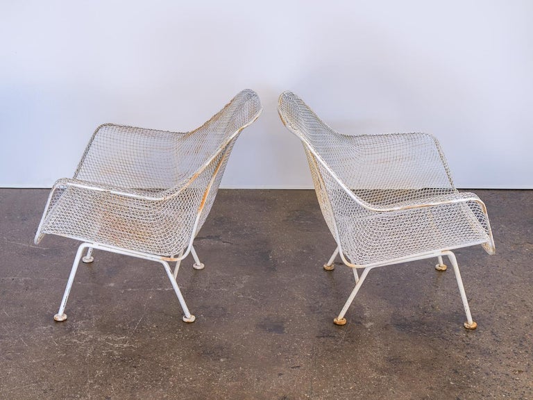 Paar Woodard Sculptura Garten Loungesessel Bei 1stdibs