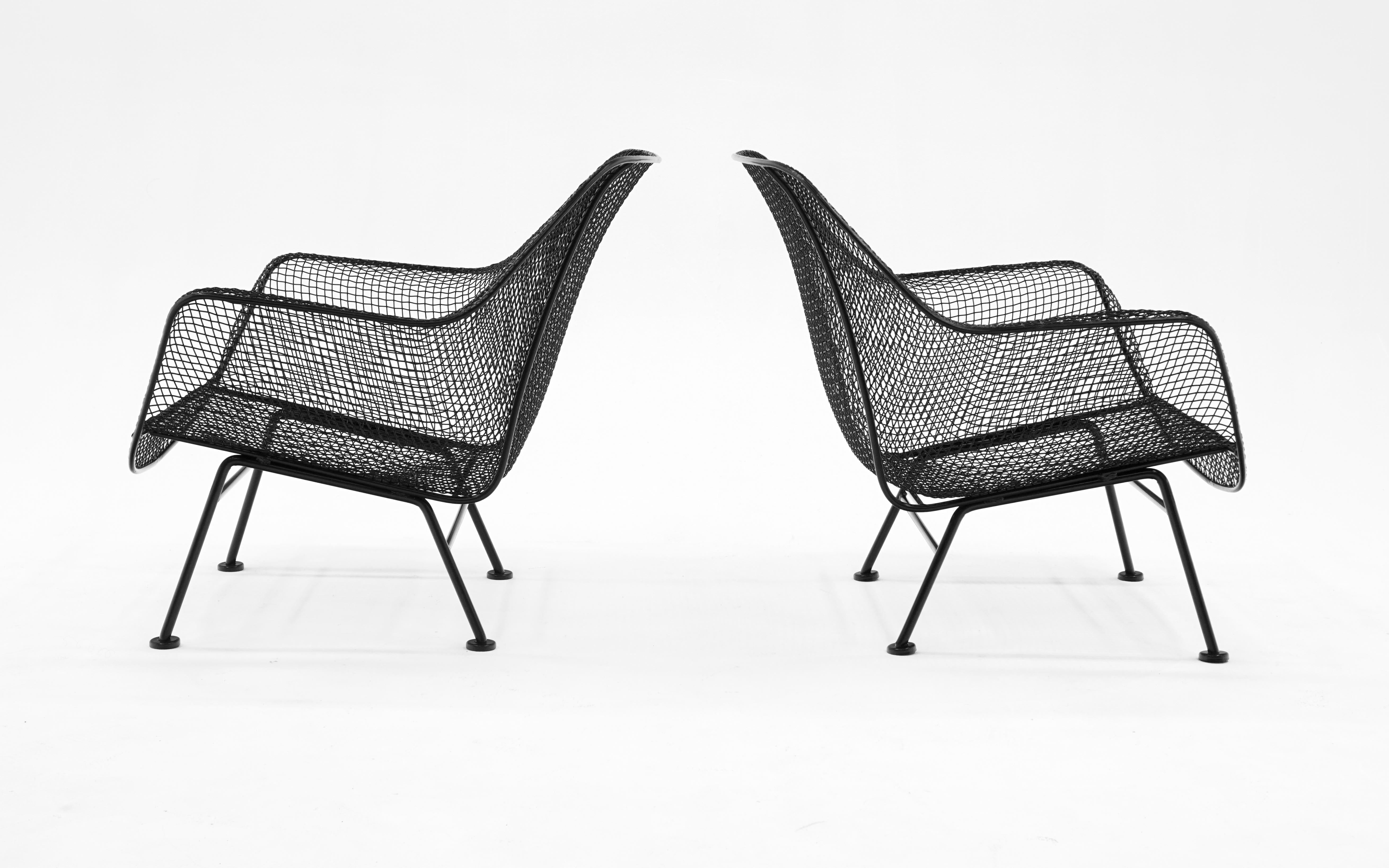 metal mesh outdoor chairs