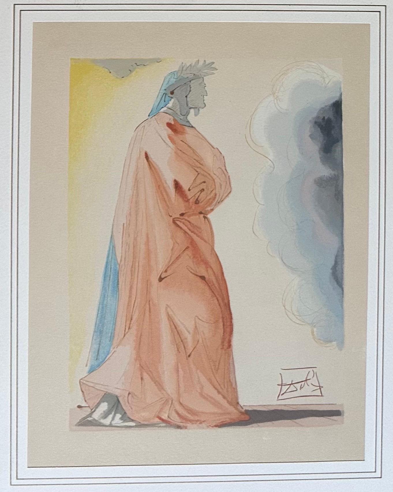 Coppia di stampe su legno della serie Divina Commedia di Salvador Dali in vendita 7