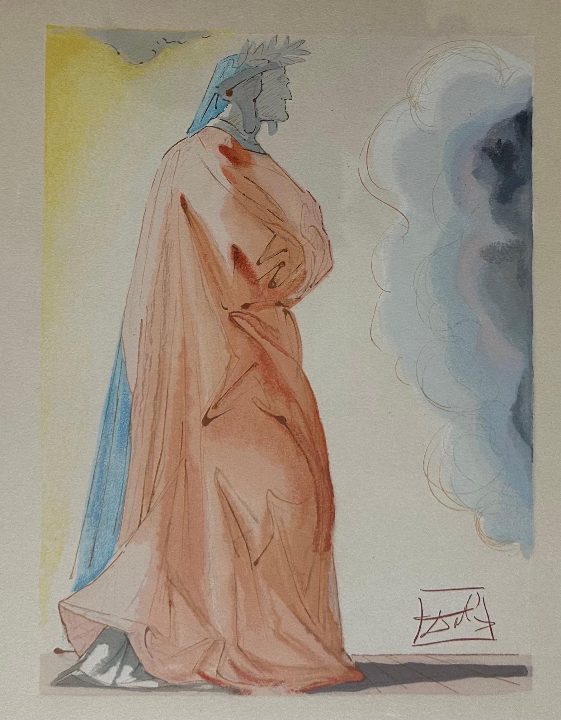 Coppia di stampe su legno della serie Divina Commedia di Salvador Dali in vendita 8