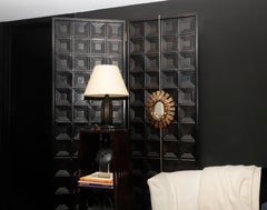 Pair of Wooden Art Deco Double Pannel Screens