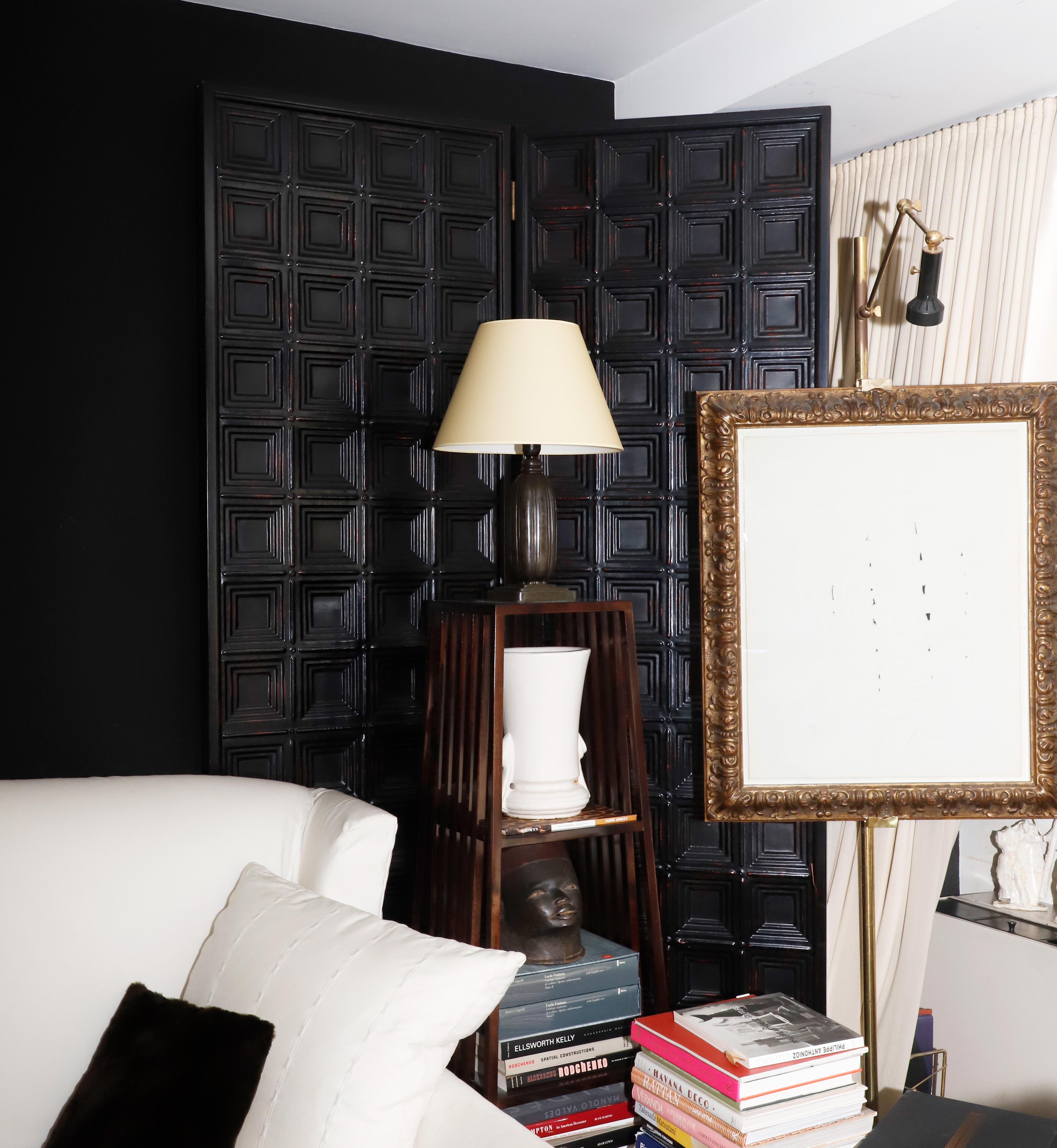 Paar hölzerne Art-Déco-Doppelwand-Raumteiler im Zustand „Gut“ im Angebot in New York, NY