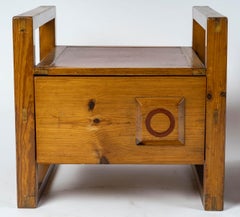 Paire de tables de chevet en bois des années 1960.