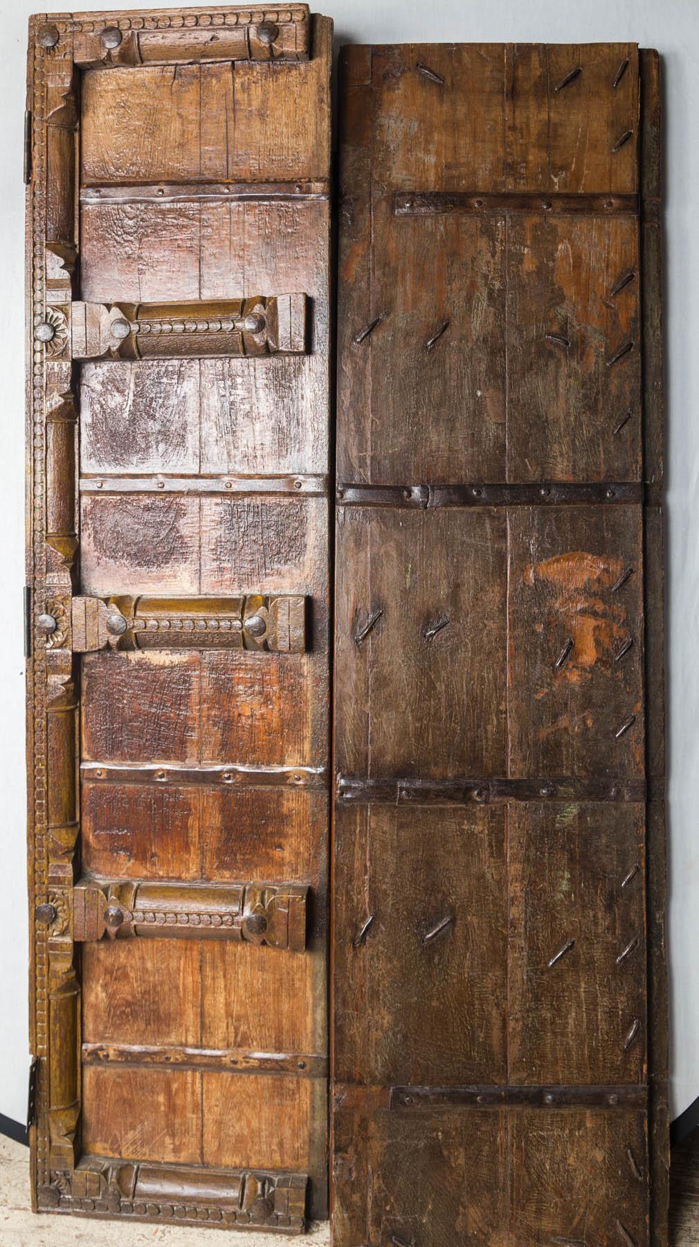 Iron Pair of Wooden Doors