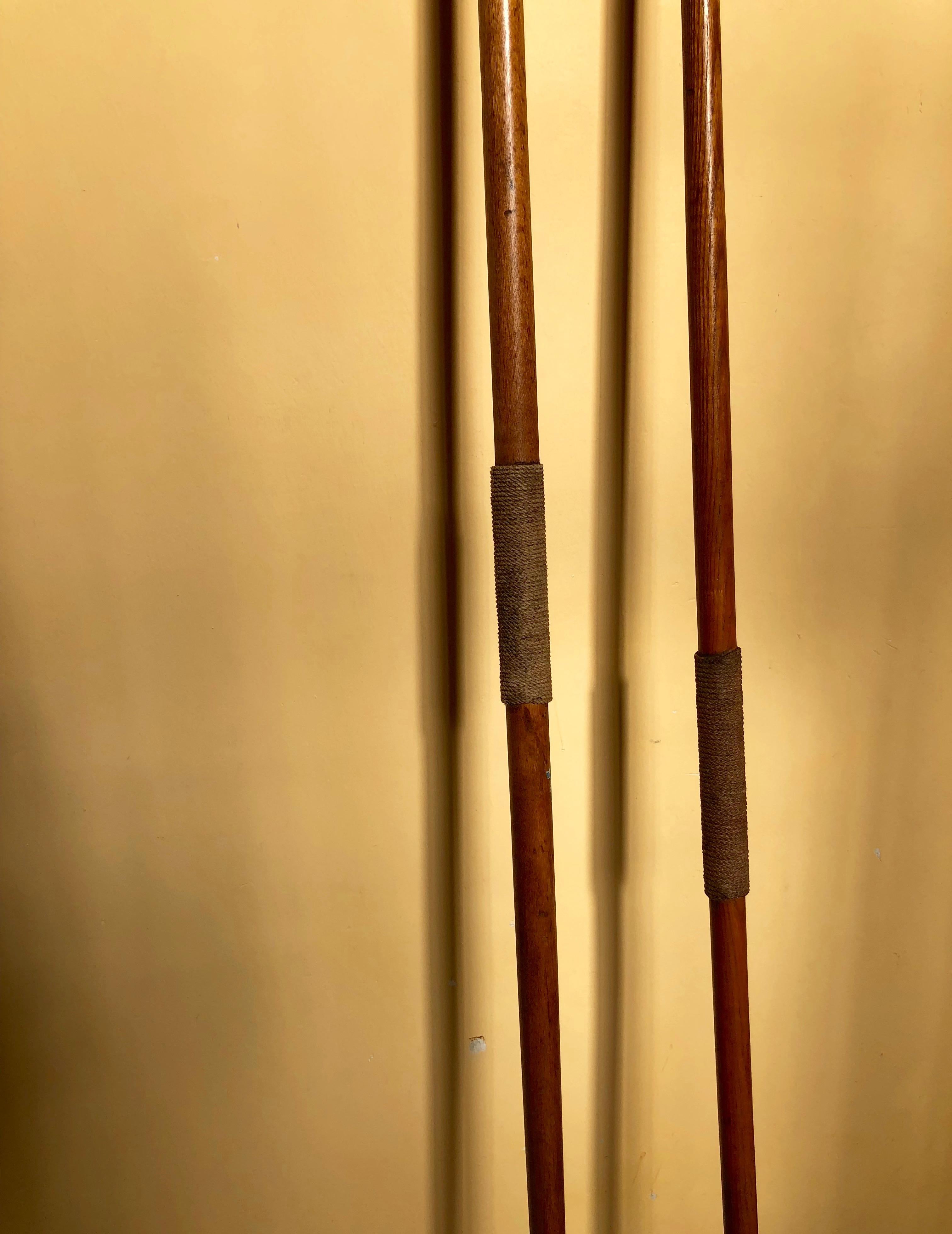 Pair of Wooden Javelins from Karhu, 1950s For Sale 2