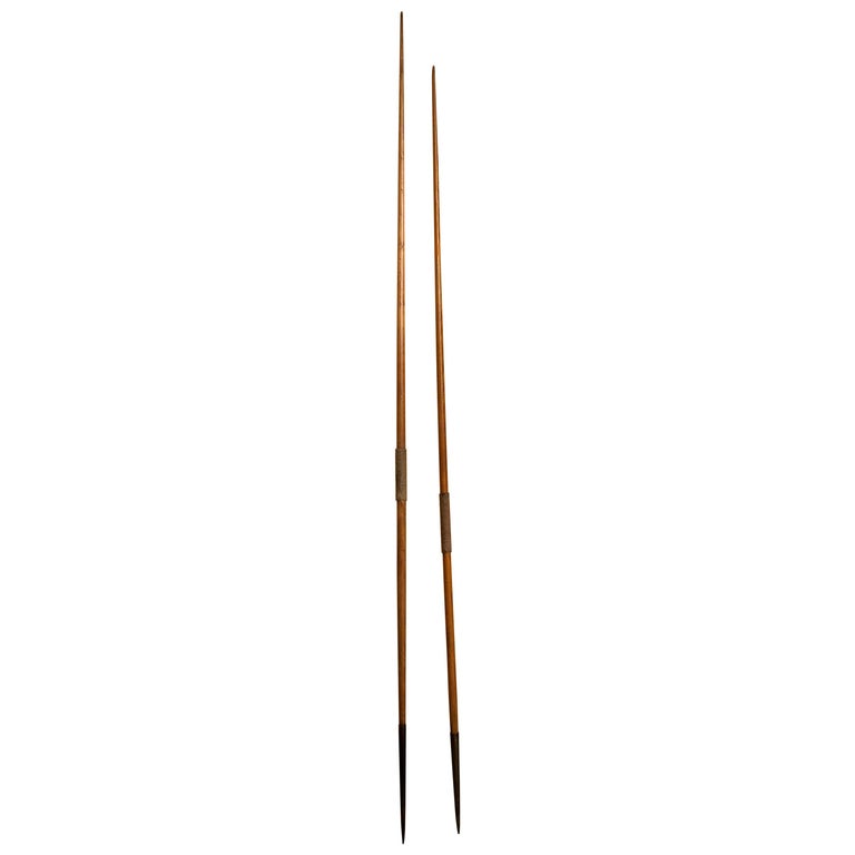 Pair of Wooden Javelins from Karhu, 1950s For Sale at 1stDibs