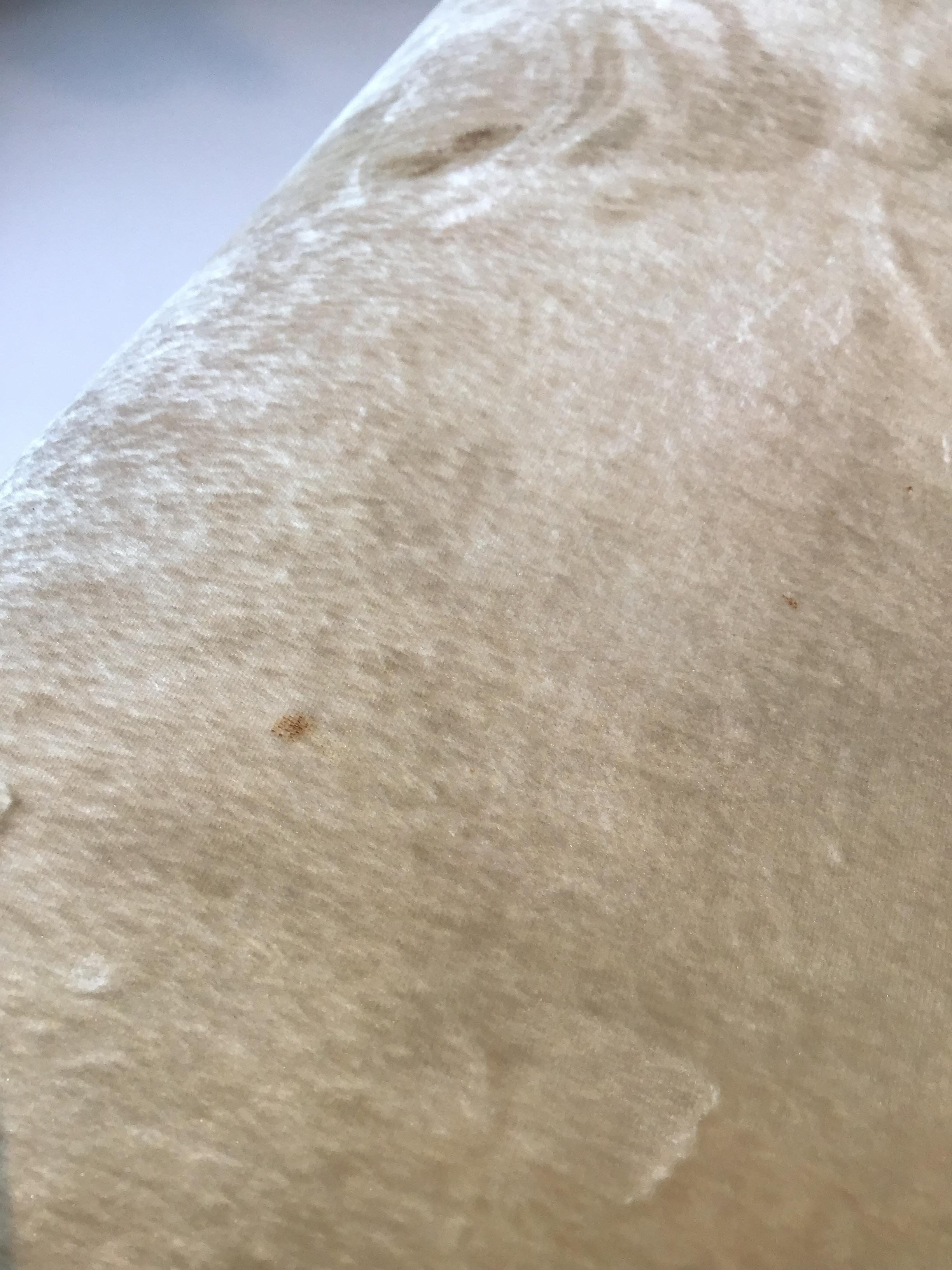 Paire d'ottomans à pieds en bois en vente 3