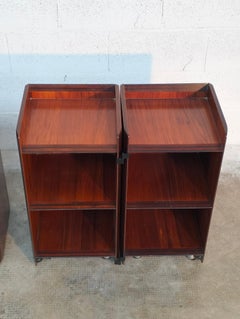 Coppia di comodini in legno "Artona" di Afra & Tobia Scarpa per Maxalto, anni '70