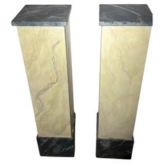 Pedestales de madera