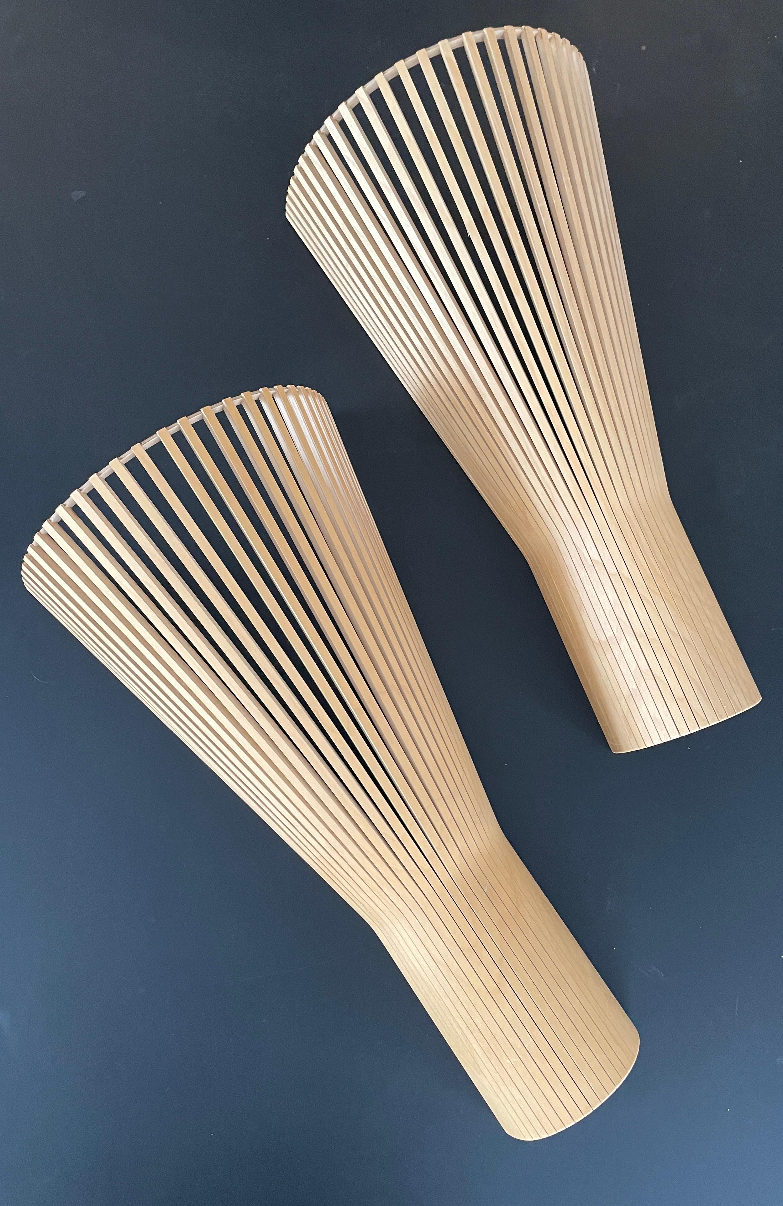 Pair of Wooden Secto 4230 Wall Lamps by Secto Design Finland 5