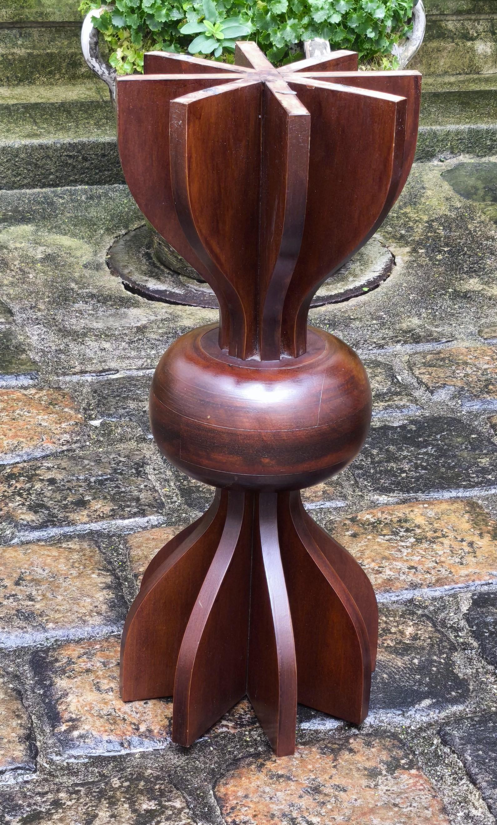 Fin du 20e siècle Paire de tables d'appoint en bois, guéridon, tables de canapé, années 1980 en vente
