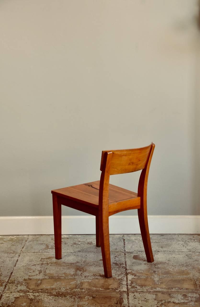 American Pair of Woodworker Studio Chairs in the style of Luis Barragán