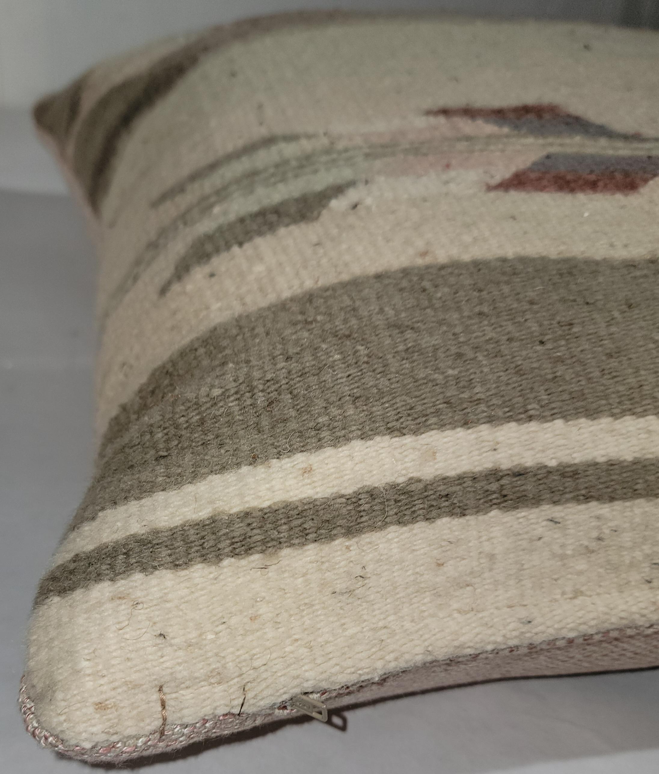 Adirondack Pair Of Wool Navajo Arrow Pillows  For Sale