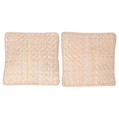 Pair of Woven Reed Pillows