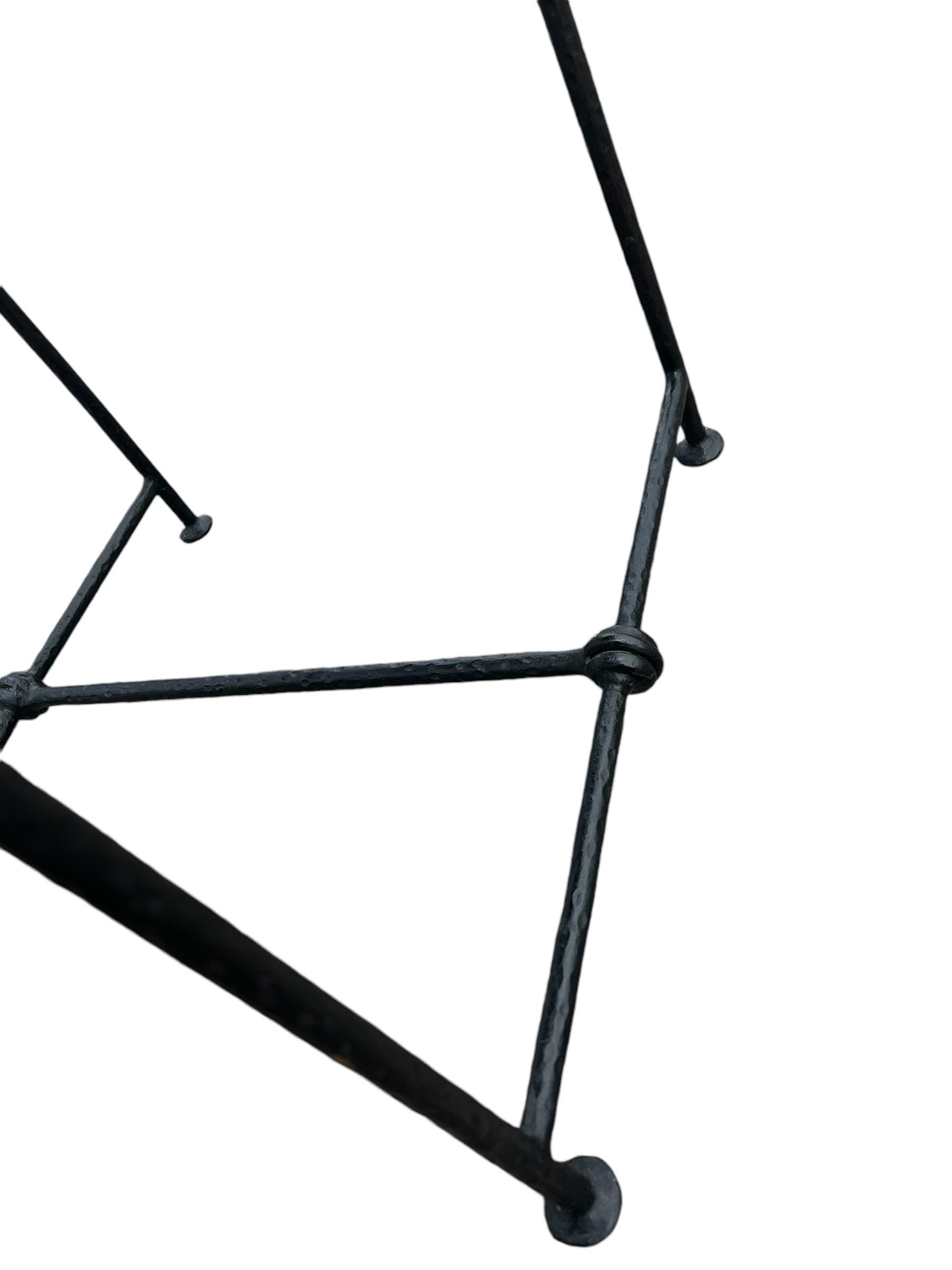 pair of wrought iron chairs by Pierre Basse ( Giacometti's blacksmith ) 7
