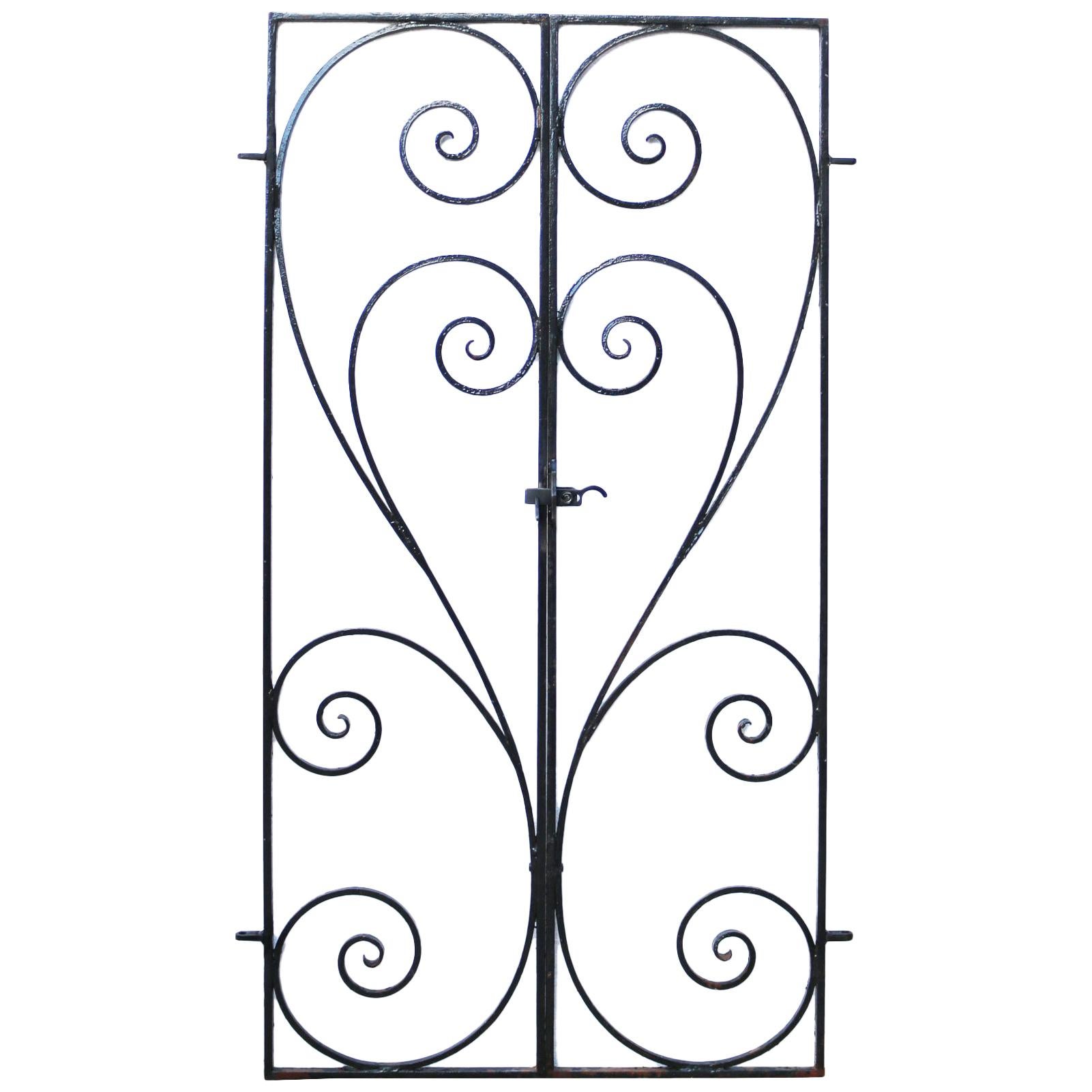 Pair of Wrought Iron Garden Gates