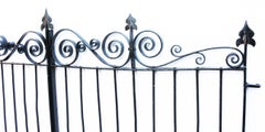 Pair of Wrought Iron Georgian Pedestrian Gates