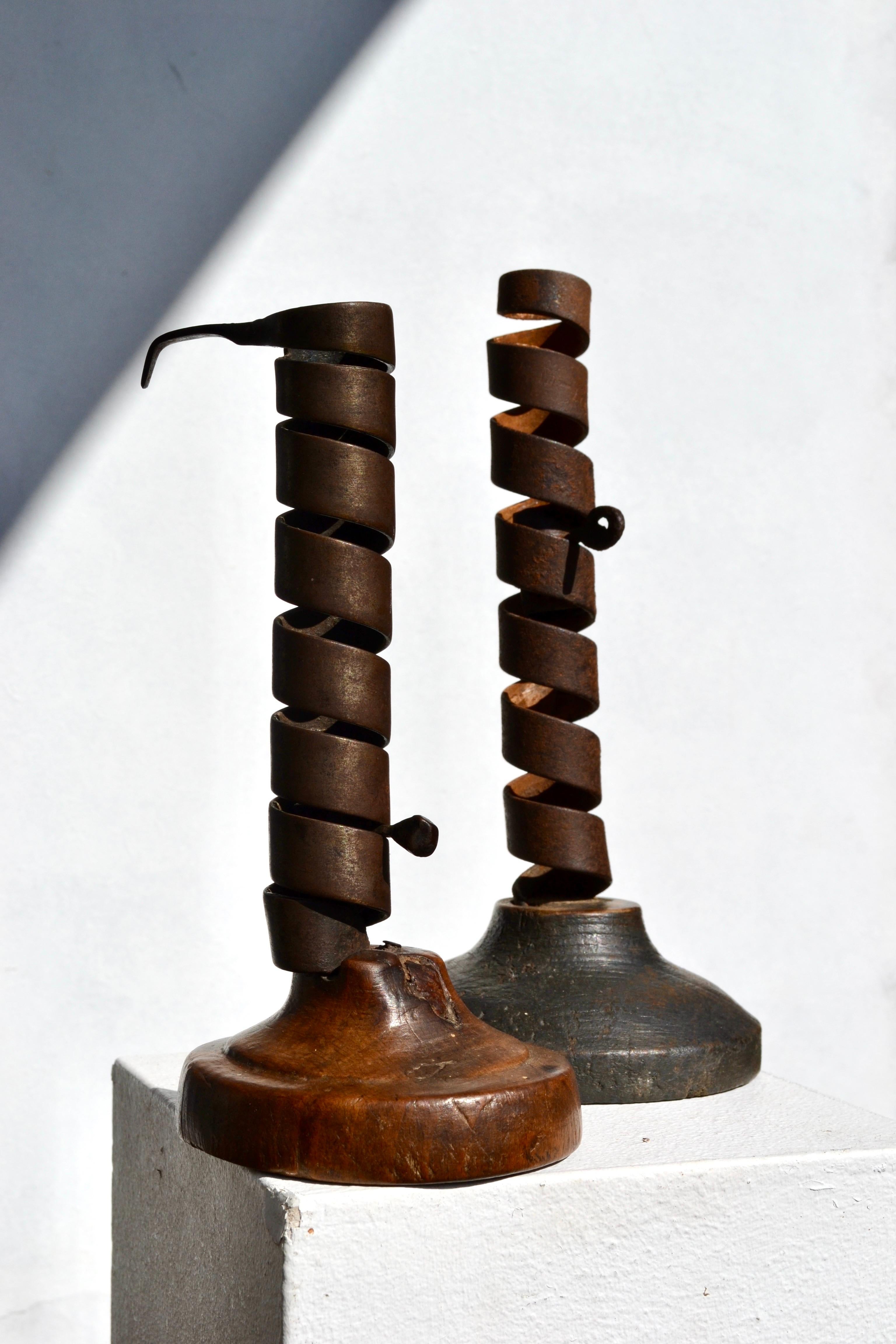 Pair of Wrought Iron 