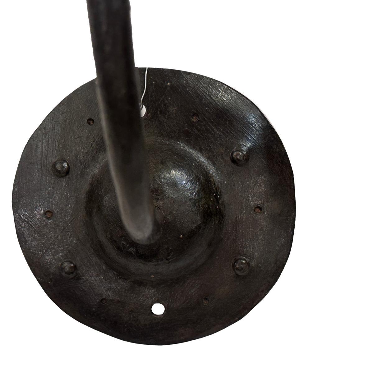 Pair of Wrought Iron Sconces In Good Condition For Sale In New York, NY