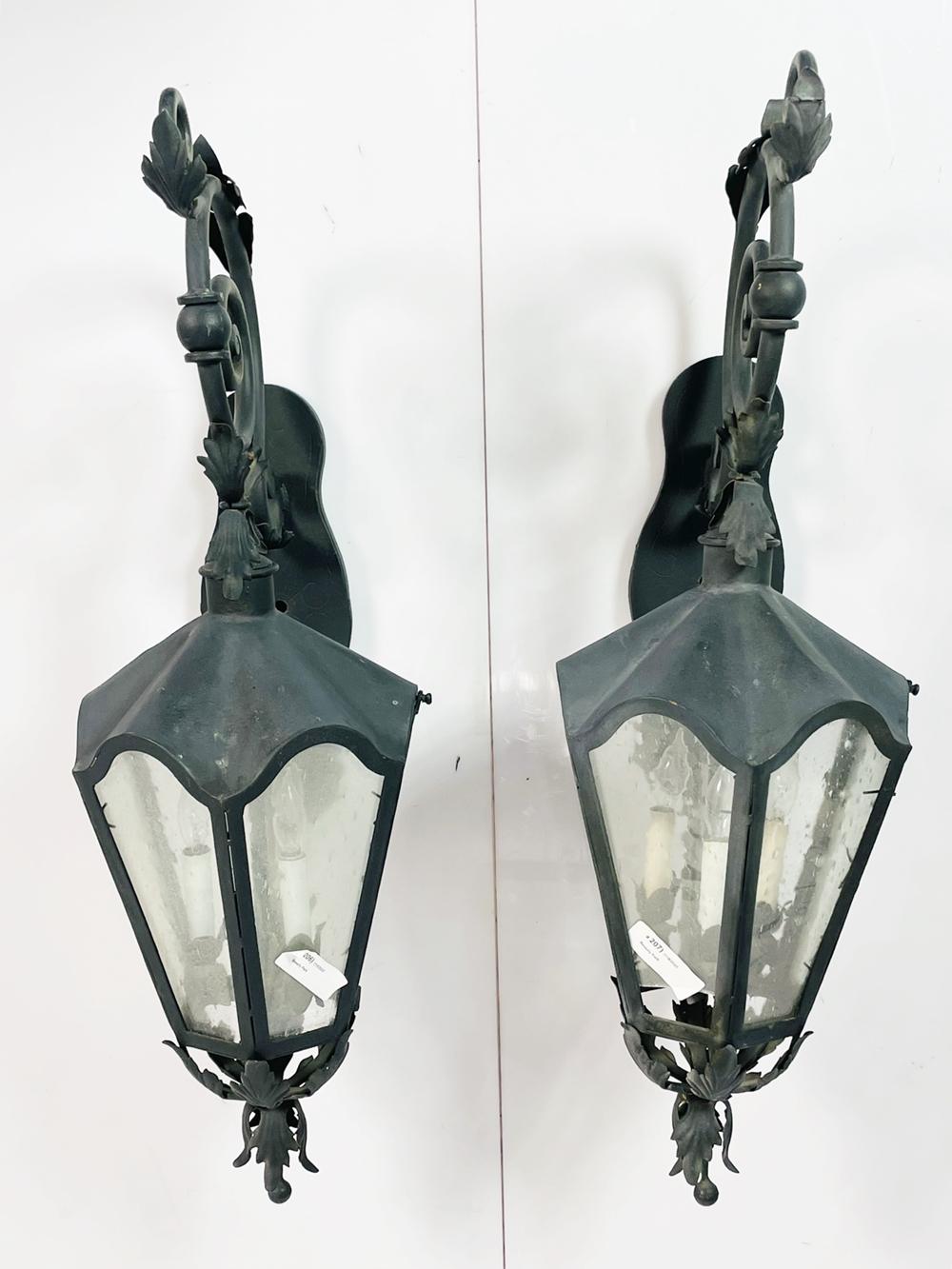 Pair of Wrought Iron Sconces from the Sylvester Stallone Beverly Park Home For Sale 6