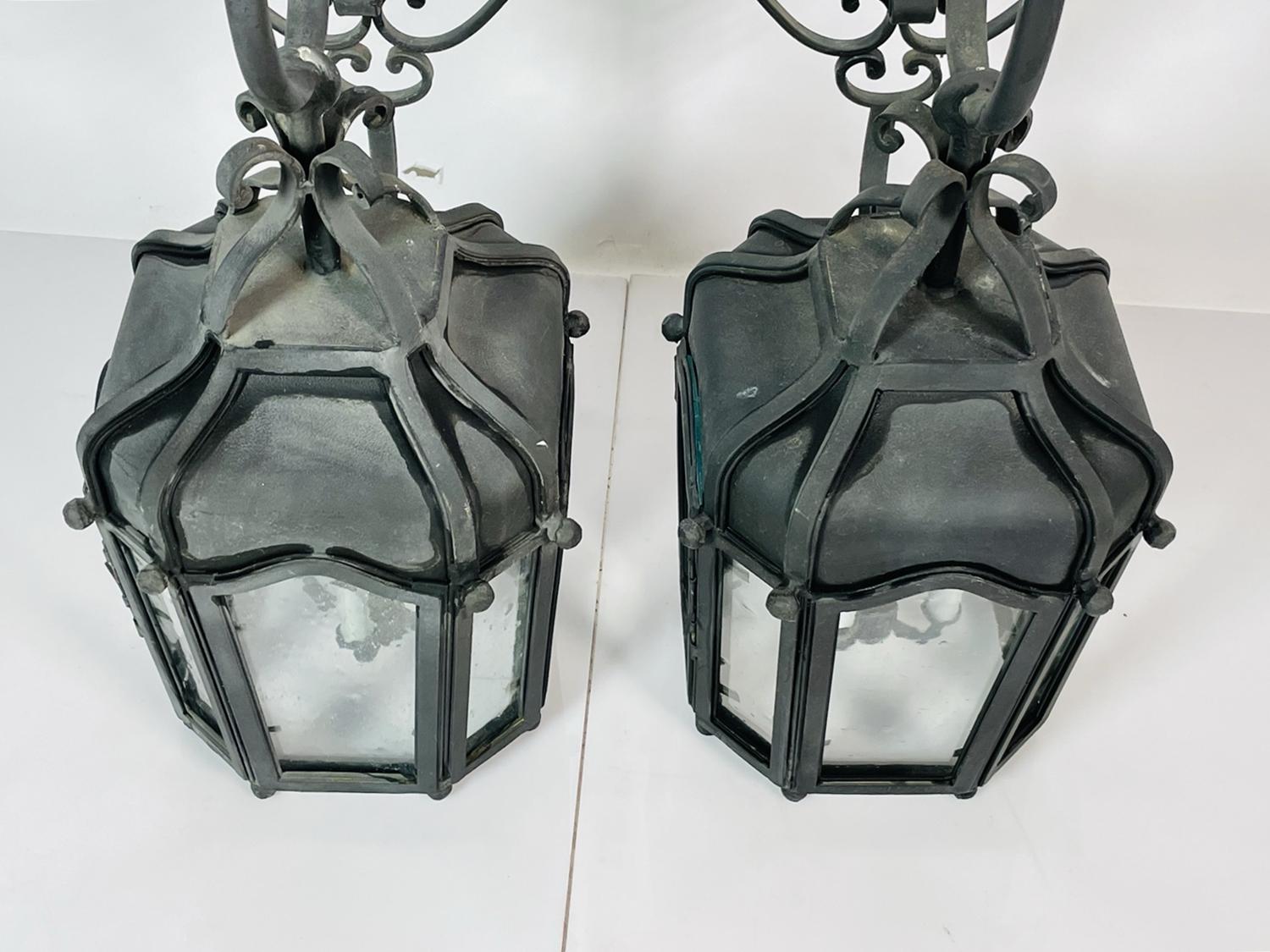 Pair of Wrought Iron Sconces from the Sylvester Stallone Beverly Park Home For Sale 1
