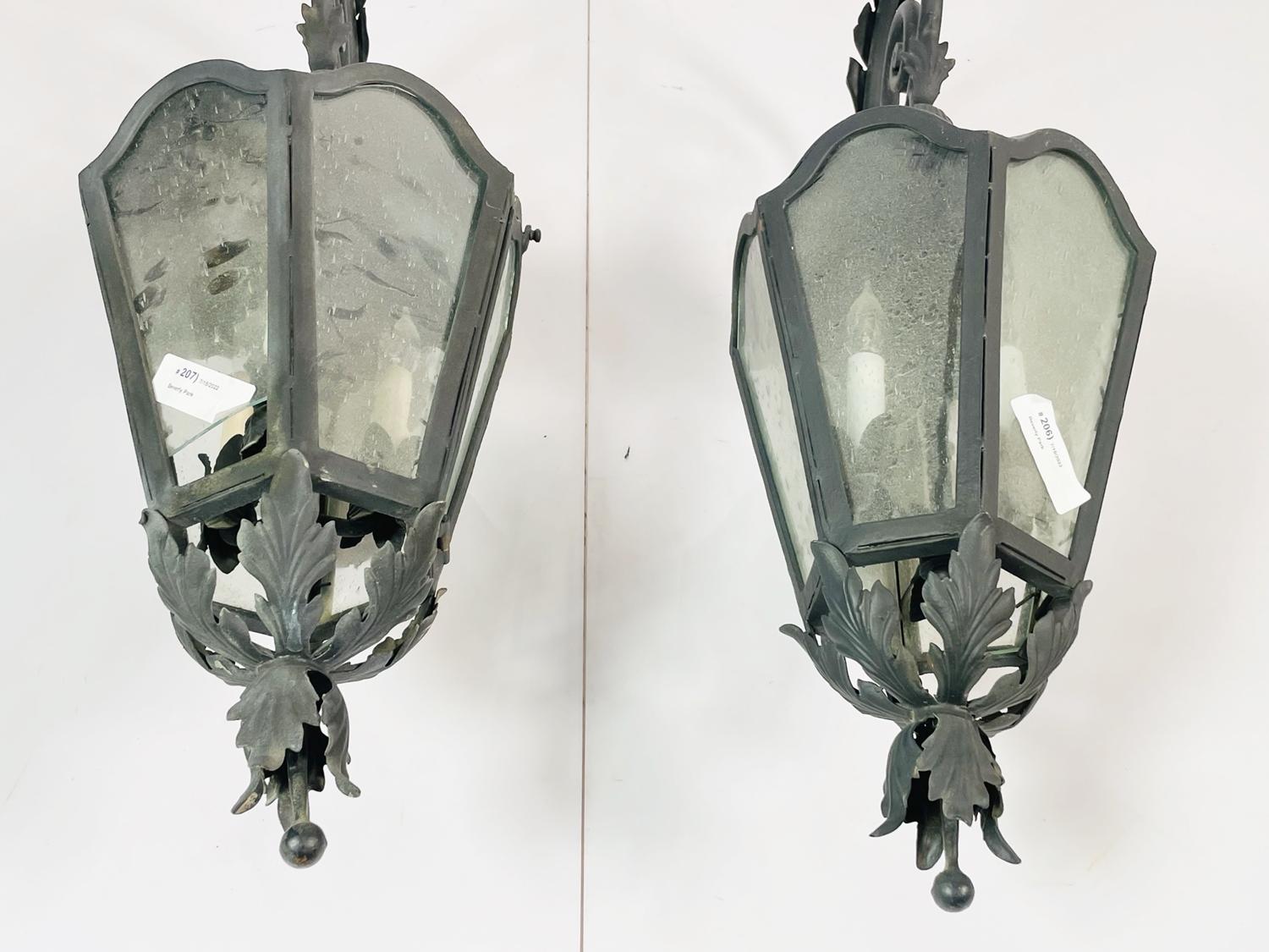 Pair of Wrought Iron Sconces from the Sylvester Stallone Beverly Park Home For Sale 2