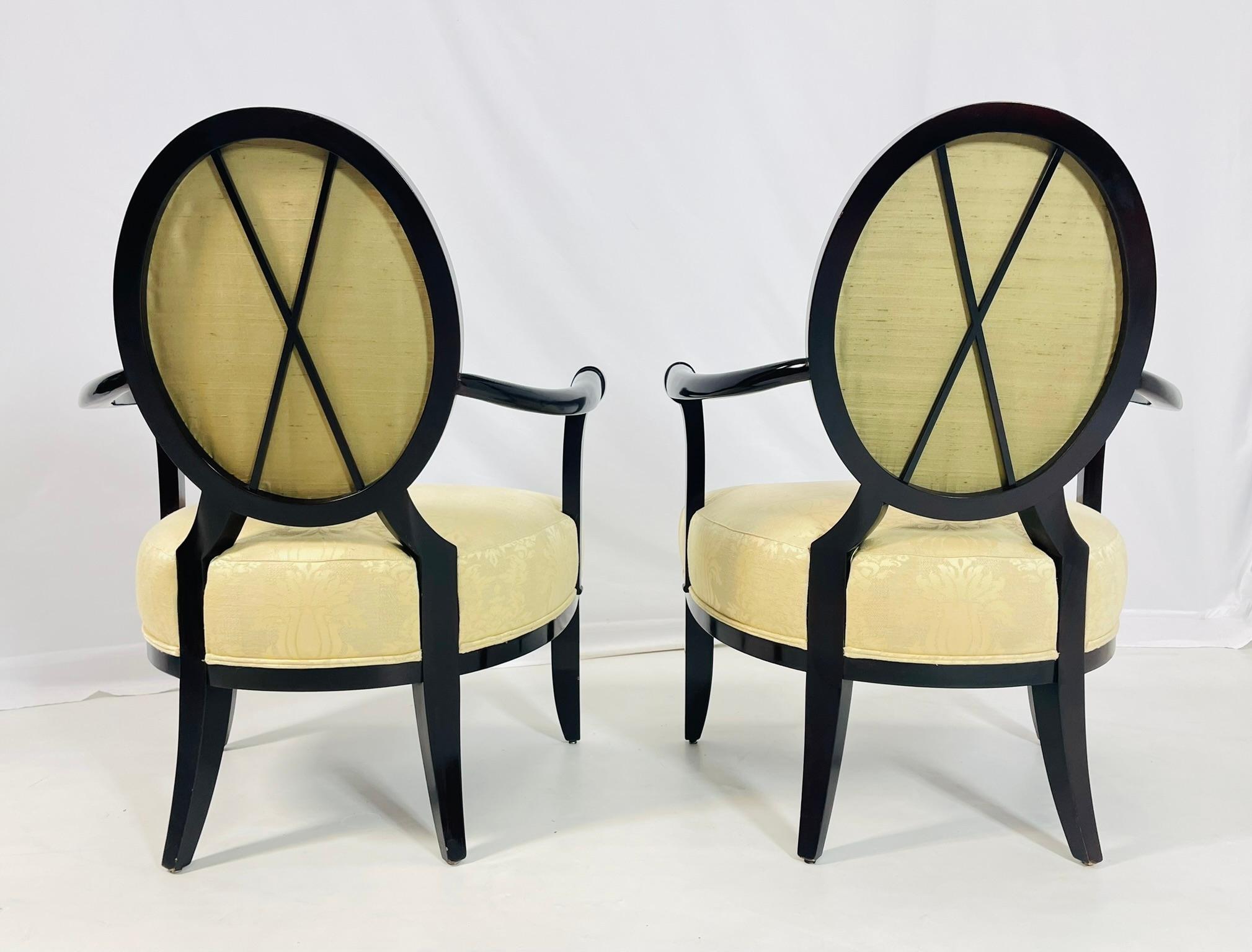 Paire de fauteuils 