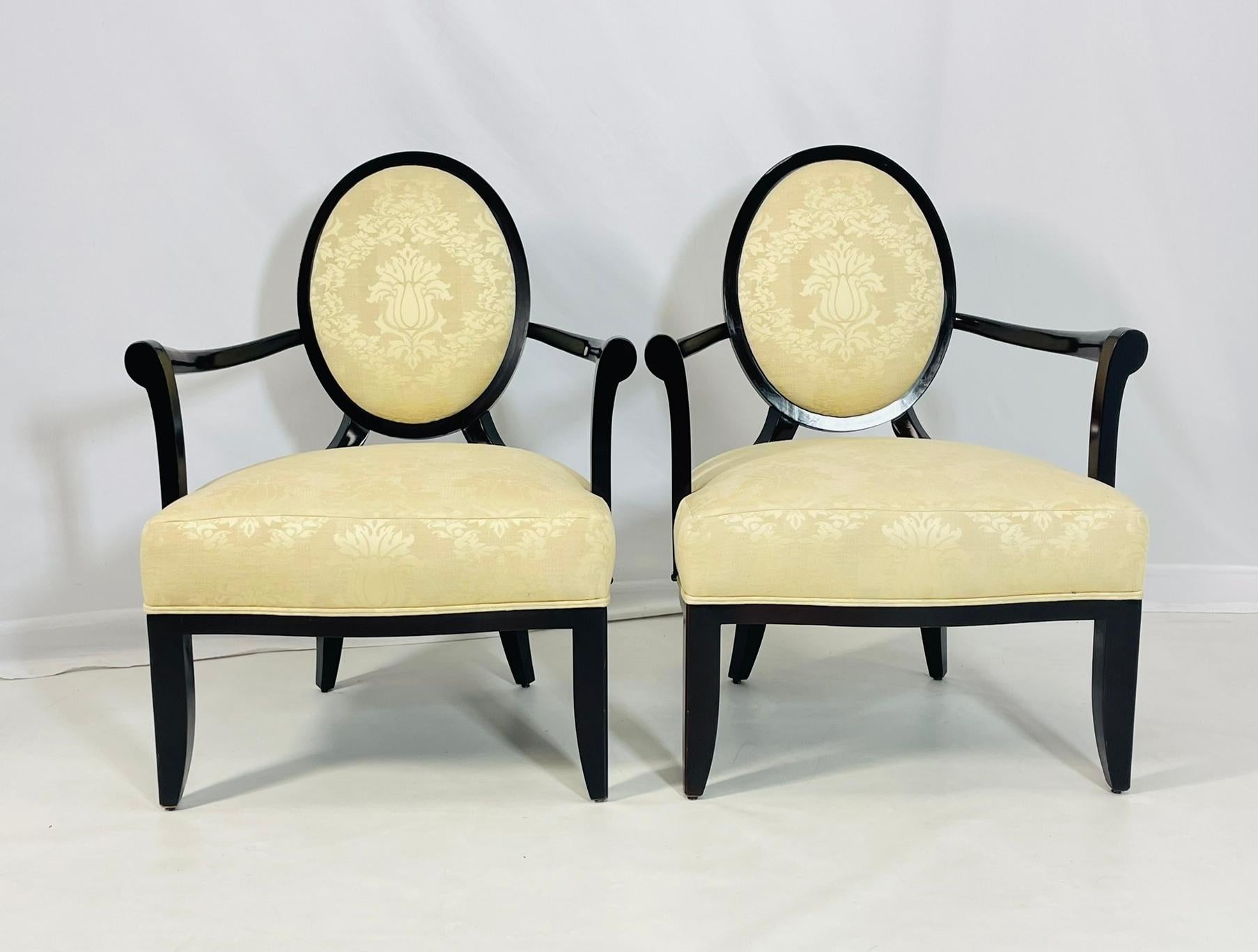 Moderne Paire de fauteuils 
