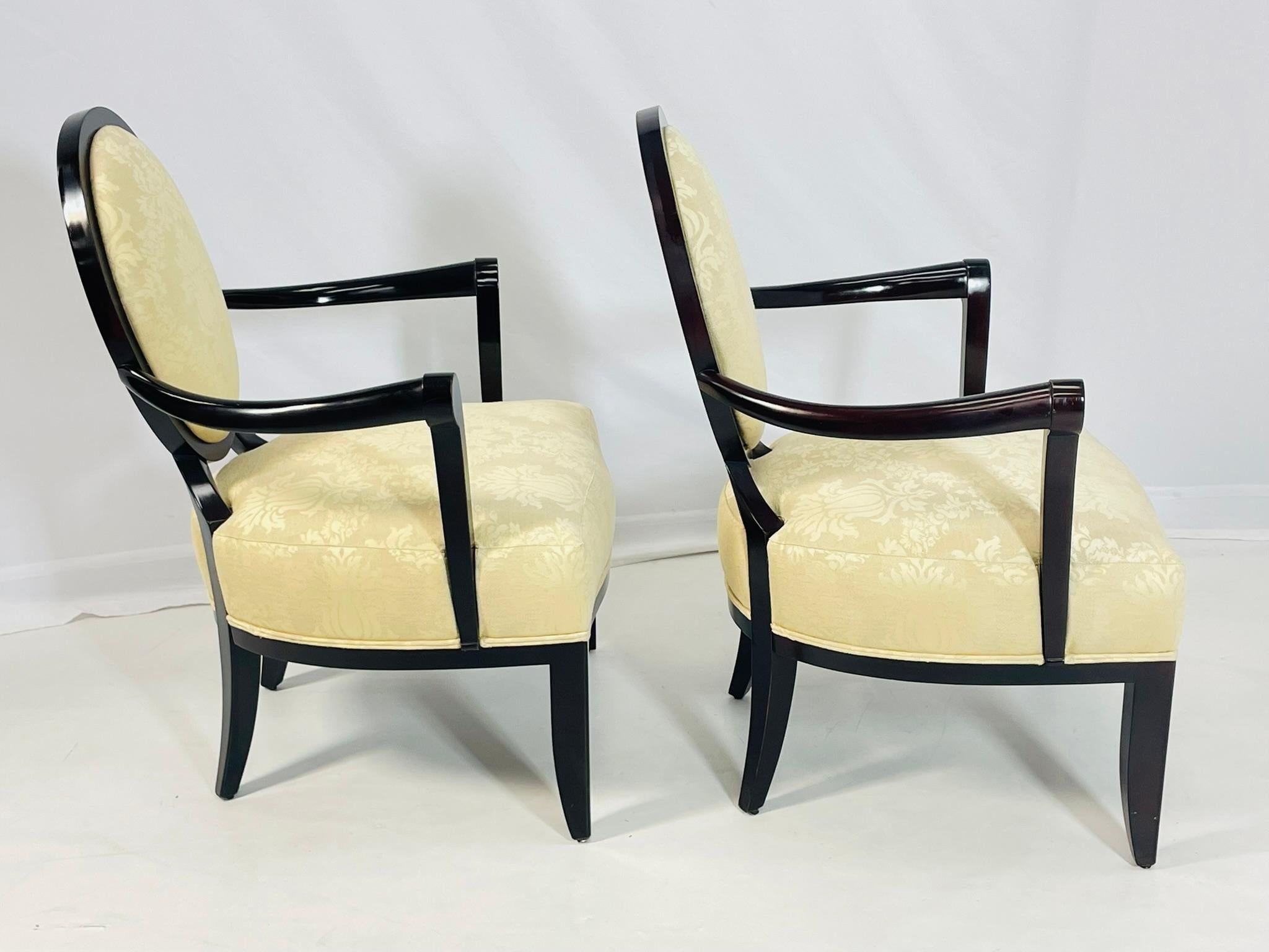 Américain Paire de fauteuils 