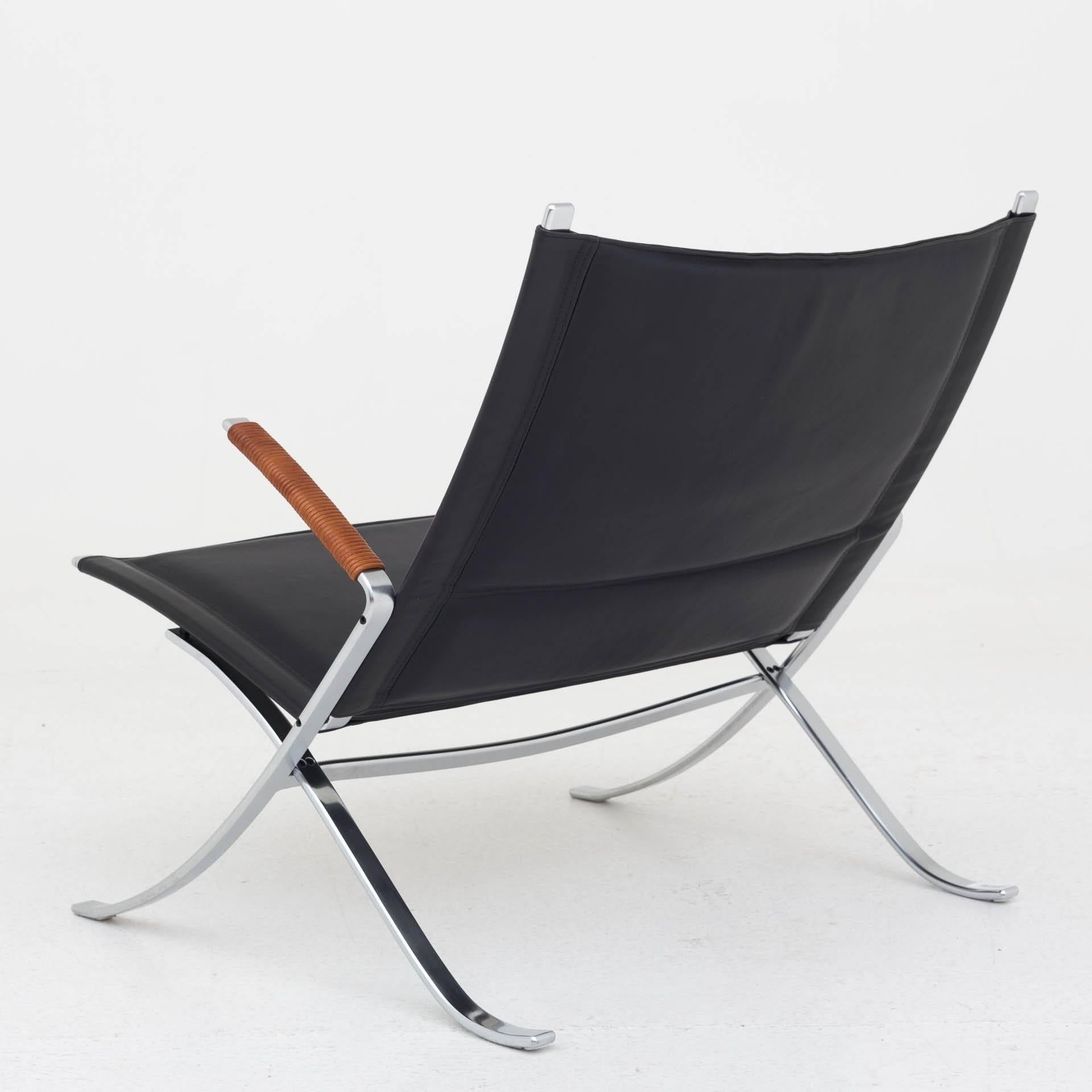Scandinavian Modern Pair of X Chairs by Preben Fabricius & Jørgen Kastholm