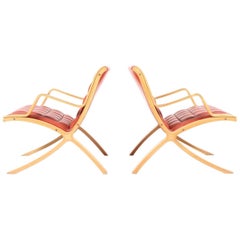 Pair of X Lounge Chair by Hvidt & Mølgaard