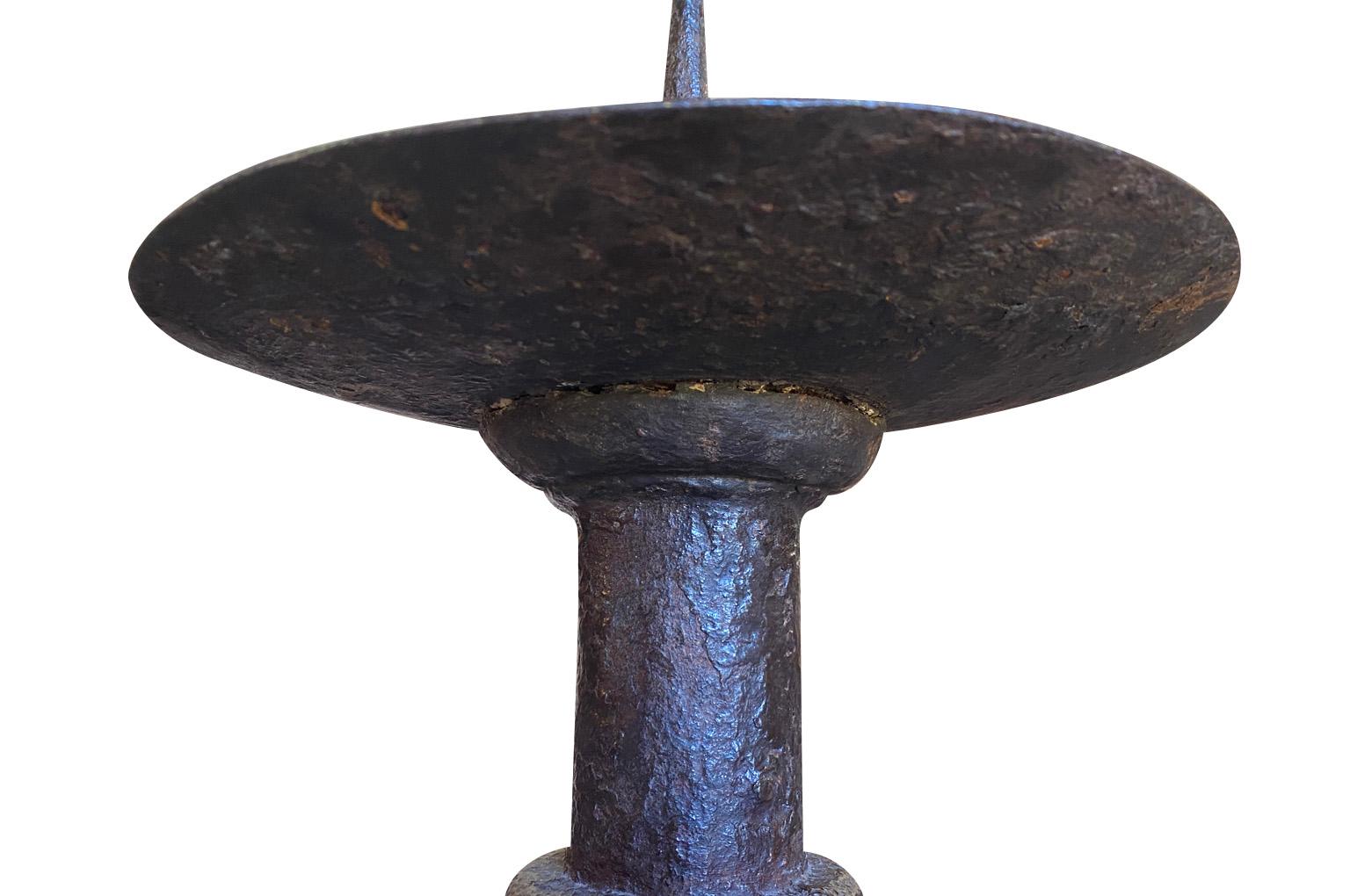 Pair Of XIV - XV Century Italian Pique Cierge - Torcheres For Sale 5