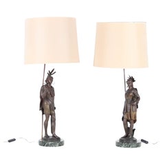 Pair of XIXth century lamps